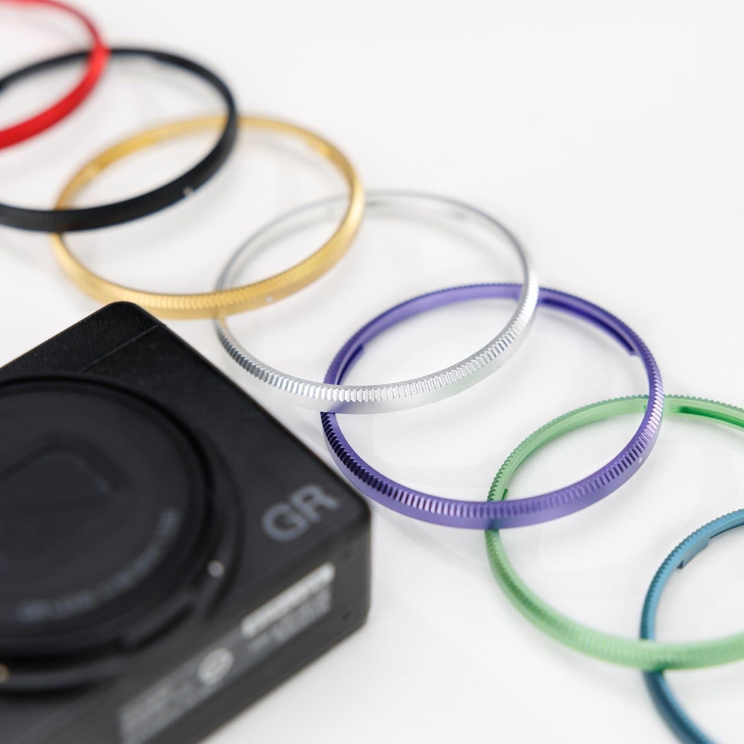 Anillo de Decoración de Lente JJC para Ricoh GR III - Púrpura