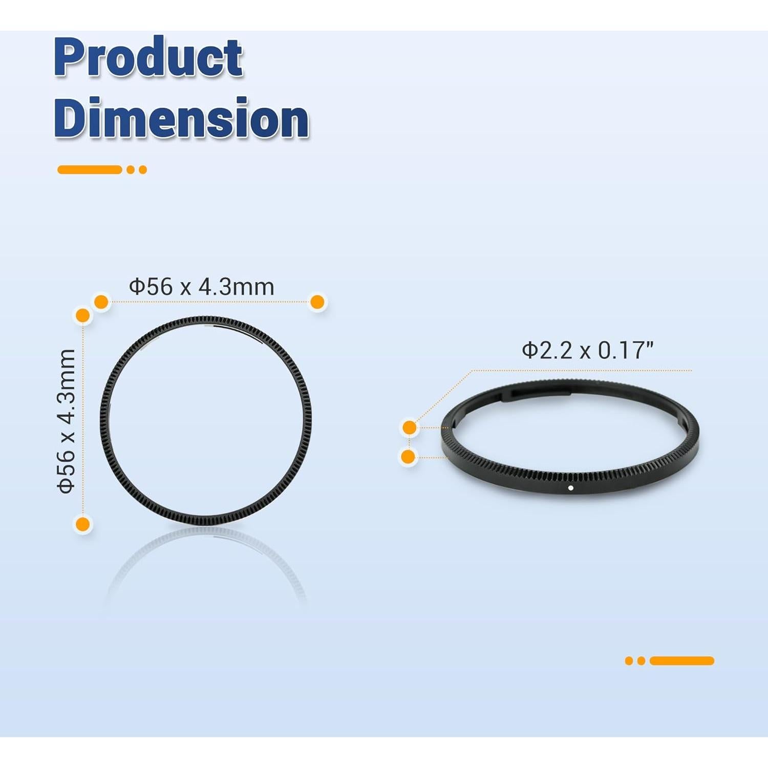 Anillo de Decoración de Lente JJC para Ricoh GR III - Púrpura