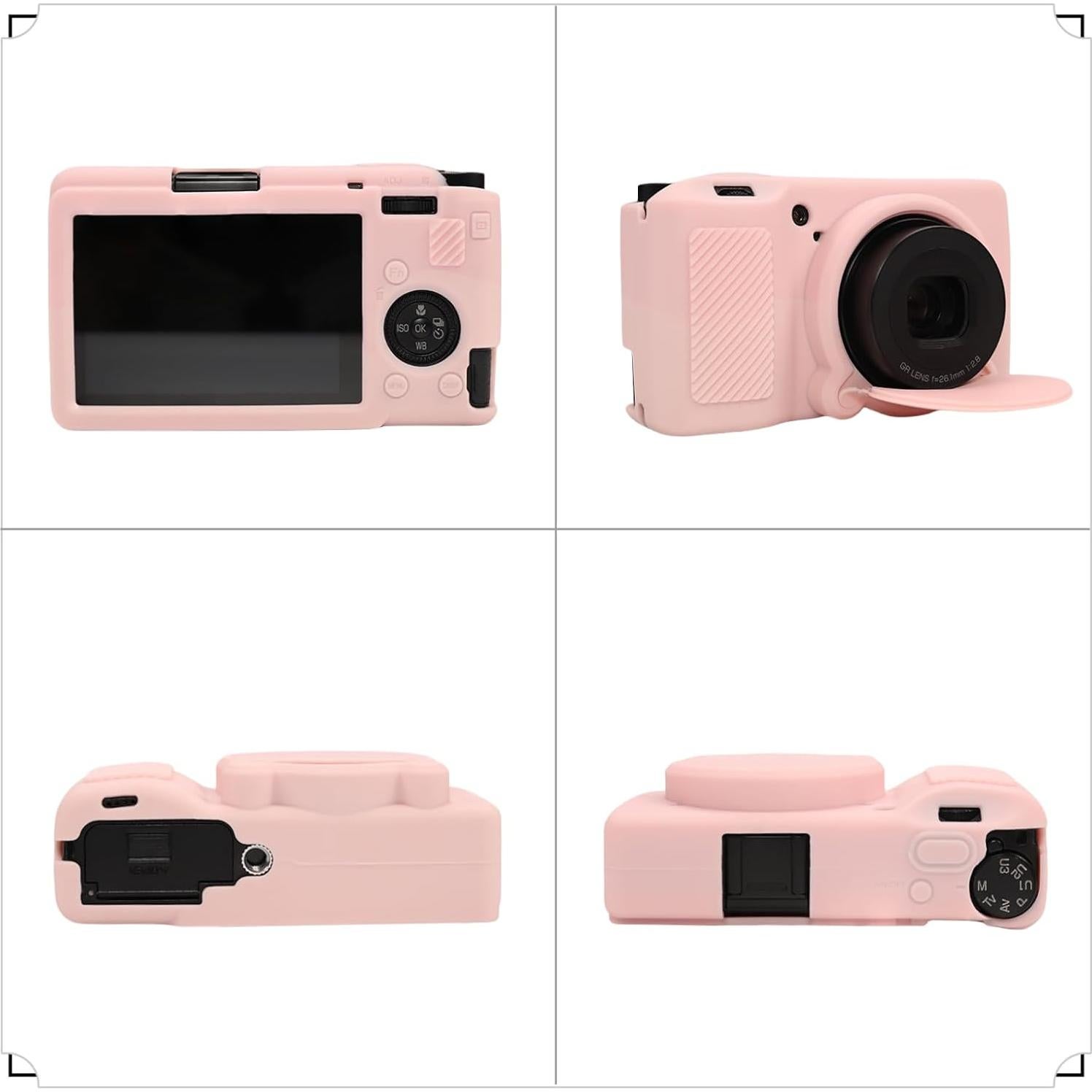 Funda de Silicona para Cámara Ricoh GR III/GR III X - Rosa Ahumado