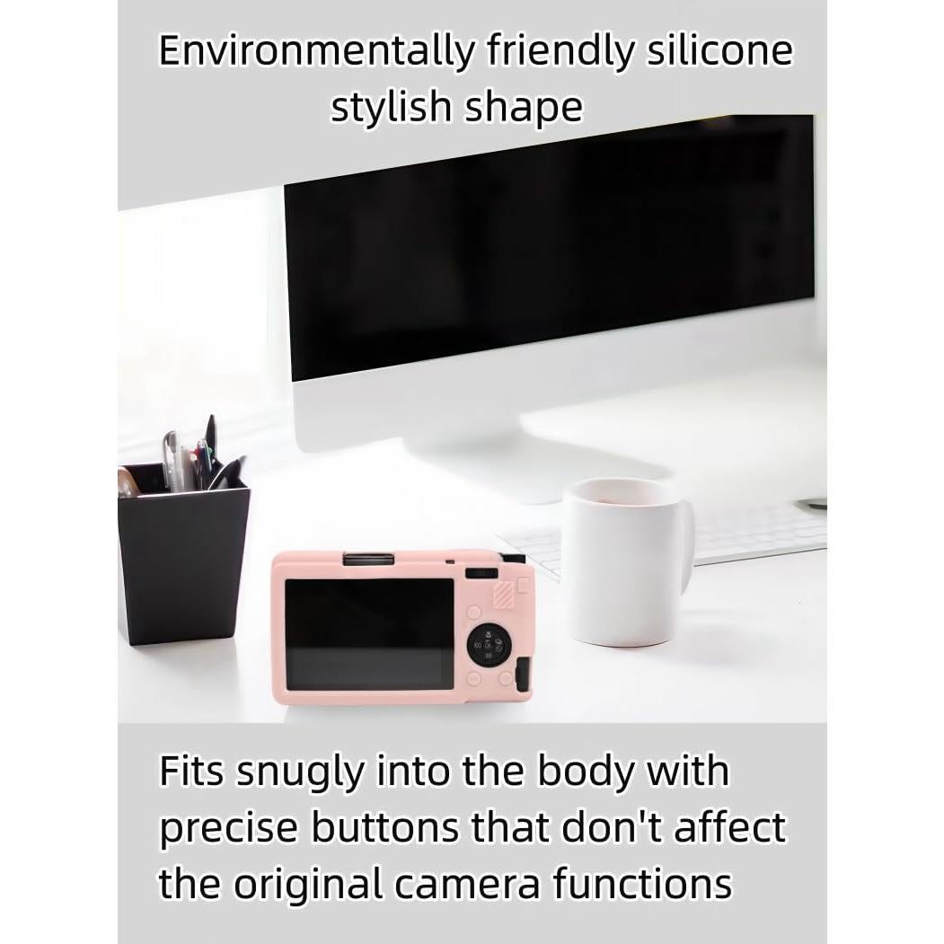 Funda de Silicona para Cámara Ricoh GR III/GR III X - Rosa Ahumado