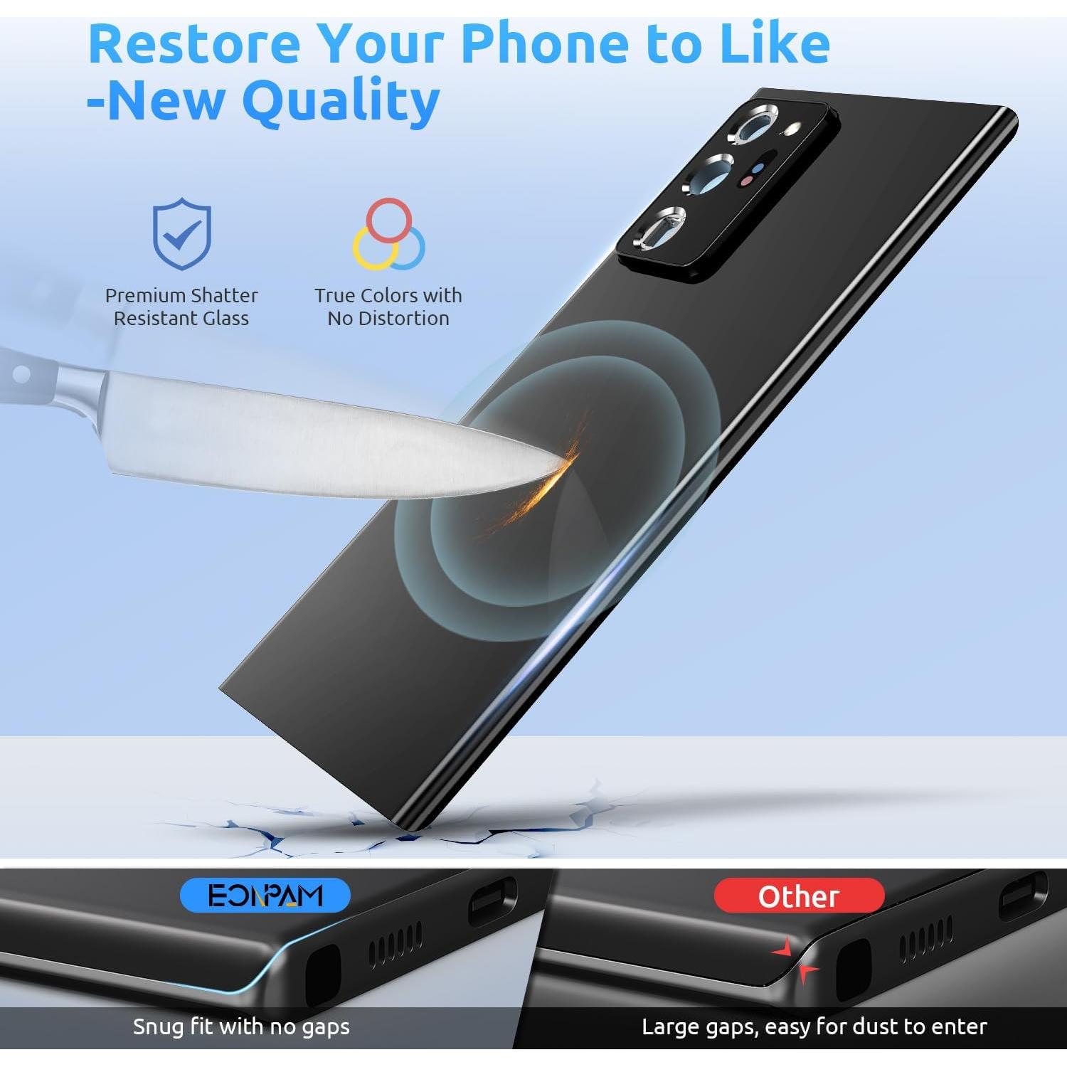 Cristal Trasero Samsung Galaxy Note 20 Ultra Eonpam Negro