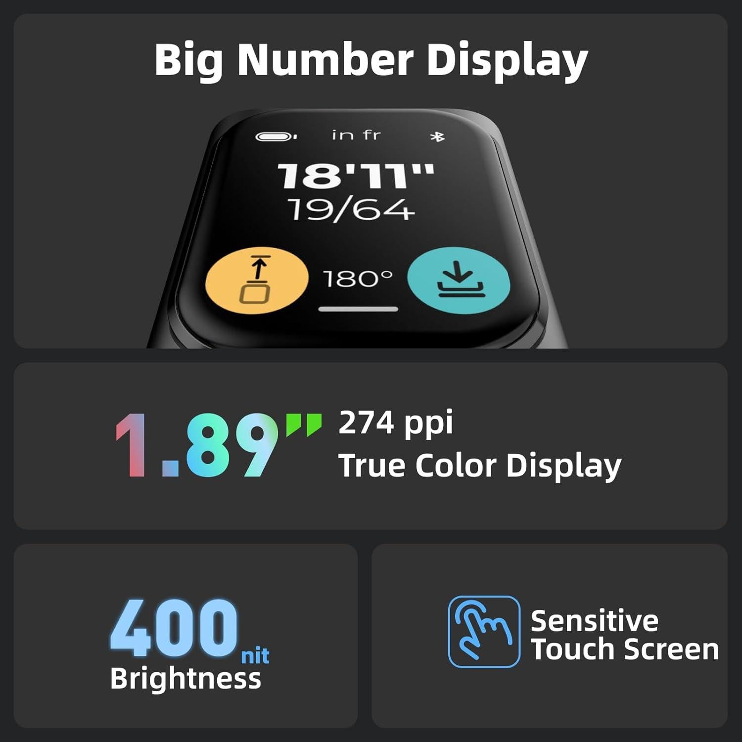 HOZO Medidor Láser Modular 50m Precisión 1.59mm Pantalla LCD