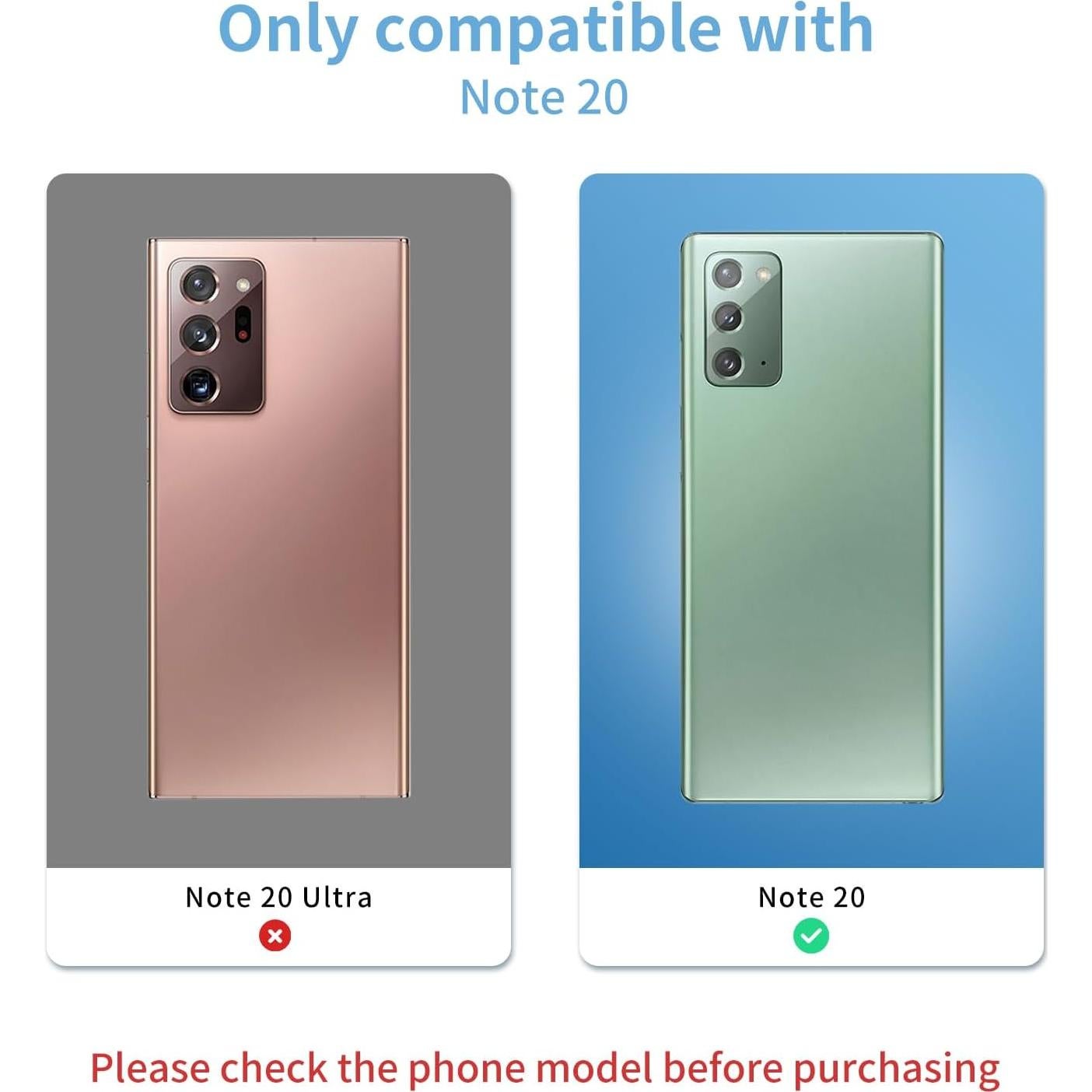 Paquete de 2 Lentes de Cámara Samsung Galaxy Note 20 con Adhesivo