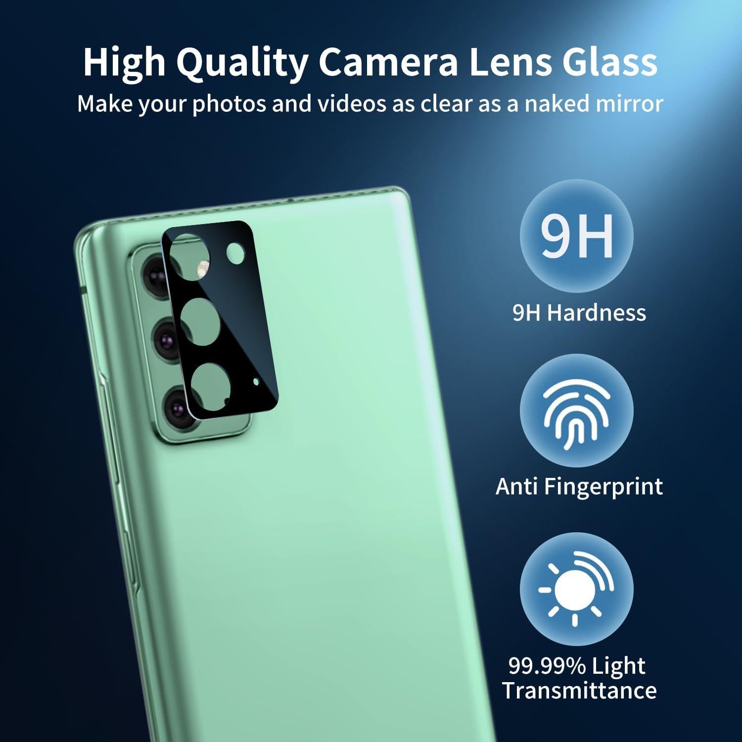 Paquete de 2 Lentes de Cámara Samsung Galaxy Note 20 con Adhesivo