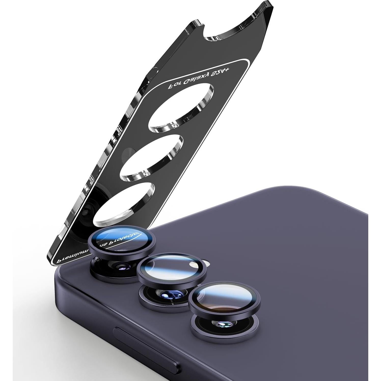 Protector de Lente de Cámara Kismer para Samsung S24 Morado