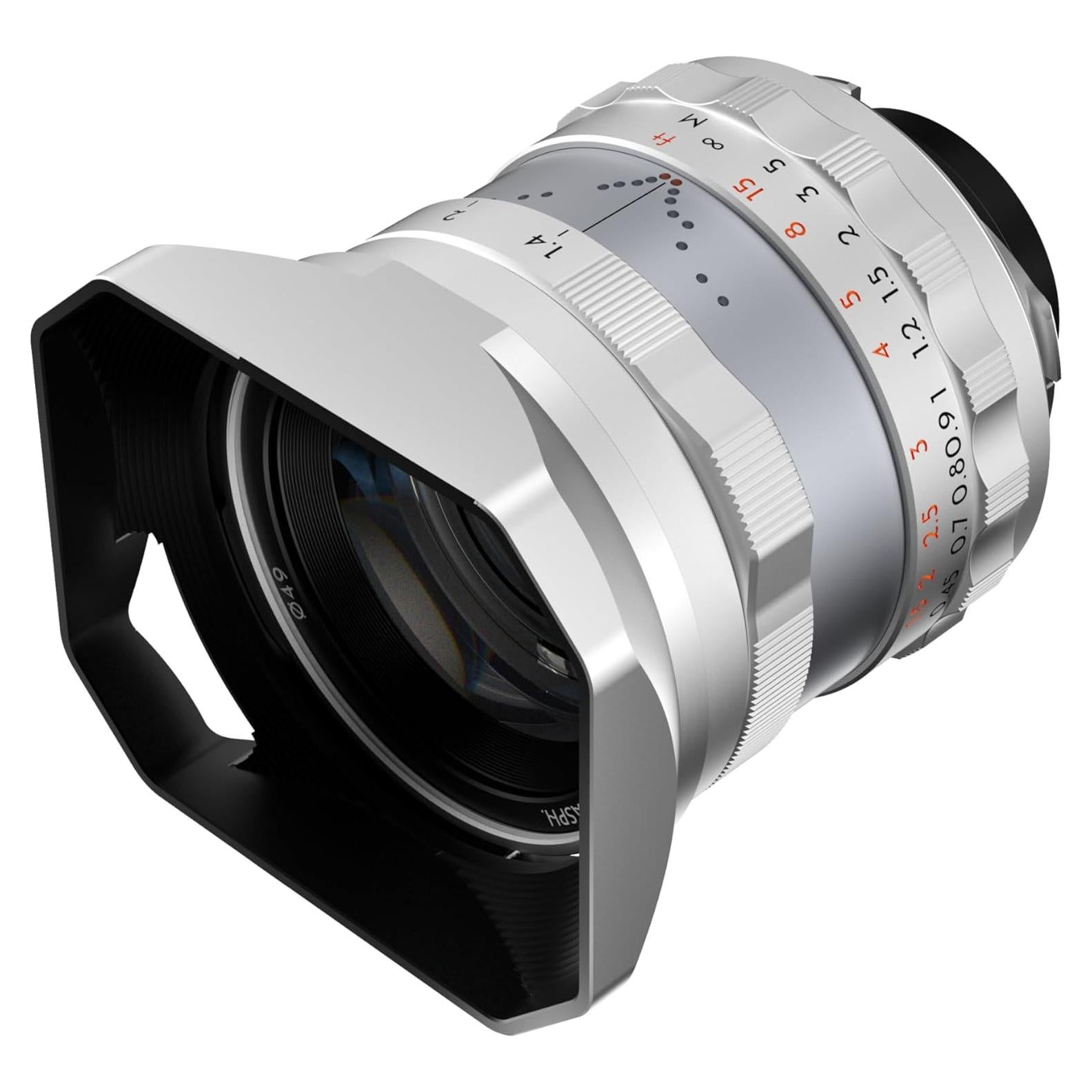 Lente Simera 35mm f/1.4 Asférica para Leica M - Plata