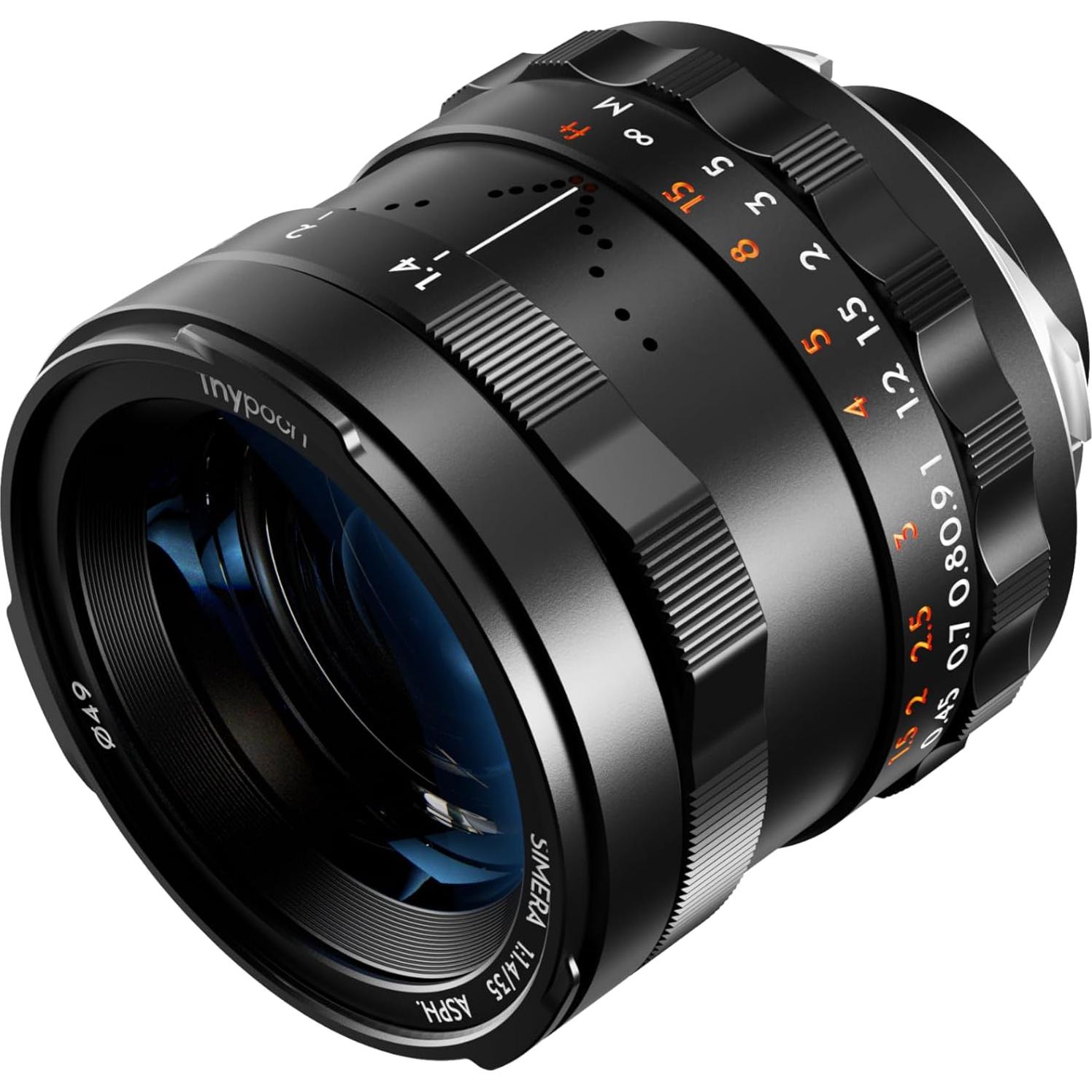 Lente Simera 35mm f/1.4 Asférica para Leica M - Negro