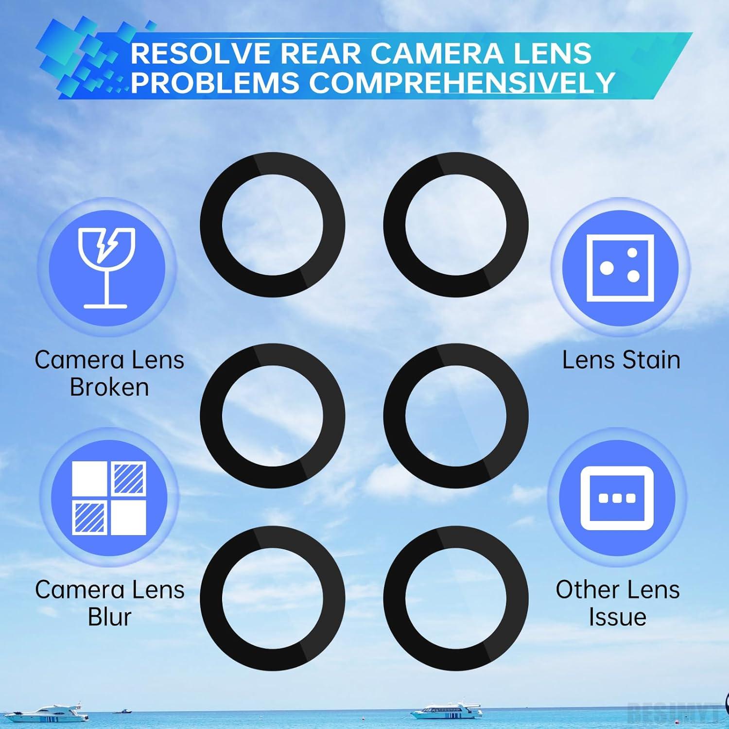 Reemplazo Lente Cámara Trasera Samsung Galaxy S22 5G - 2 Piezas