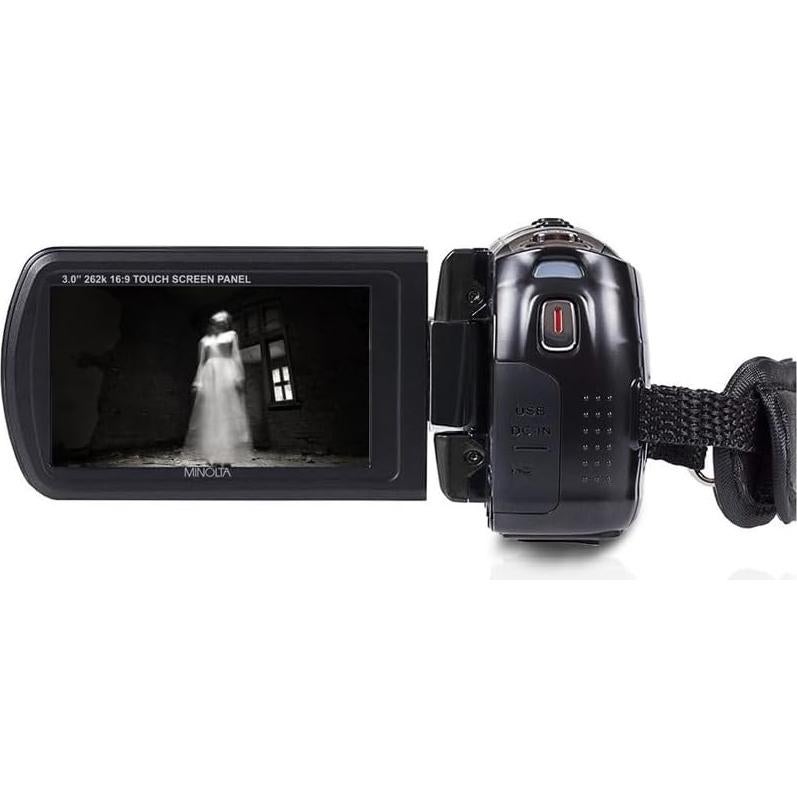 Cámara de Video Minolta MN80NV Full HD 1080p 24MP Azul