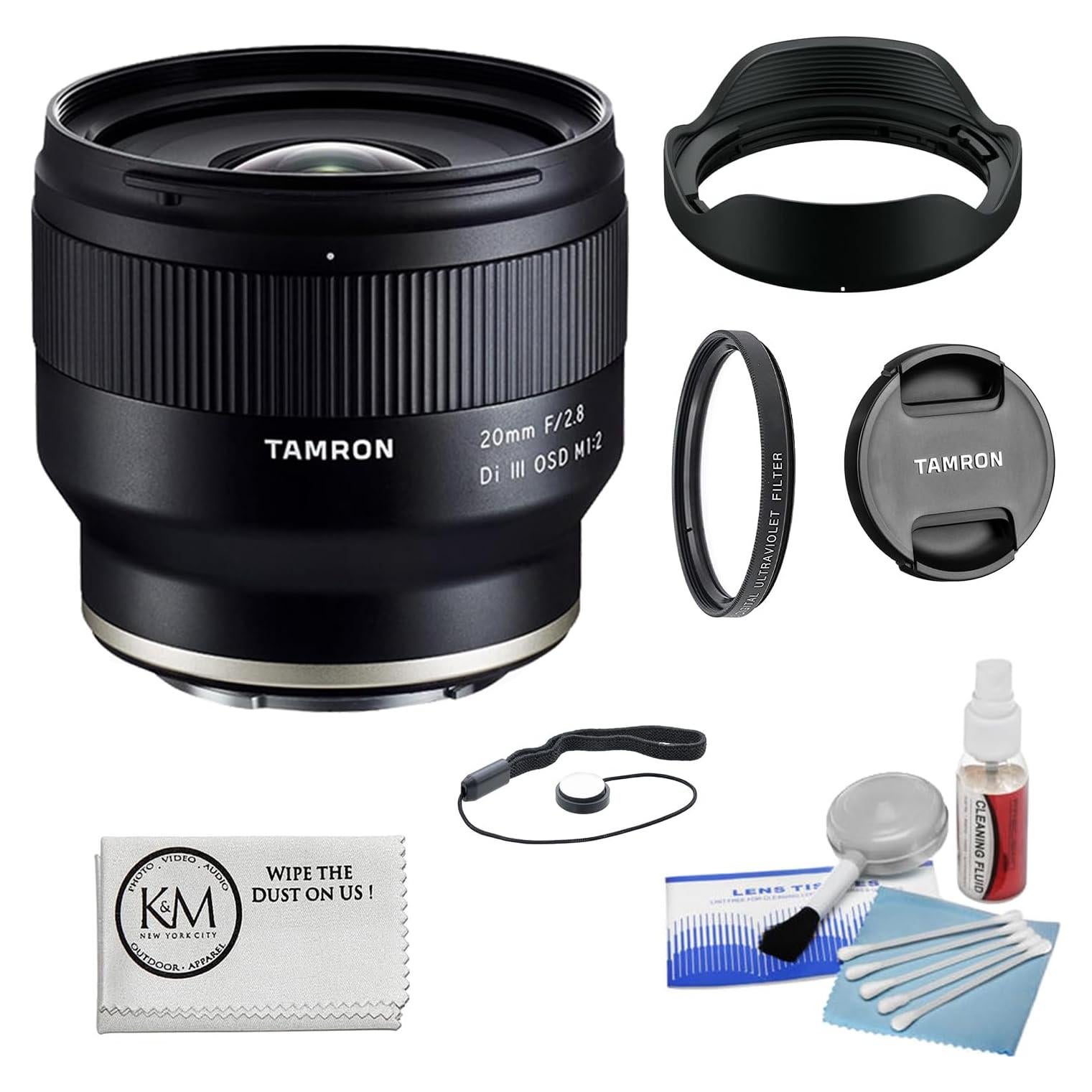 Lente Tamron 20mm f/2.8 Di III OSD M 1:2 para Sony E + Kit 5 Pzas