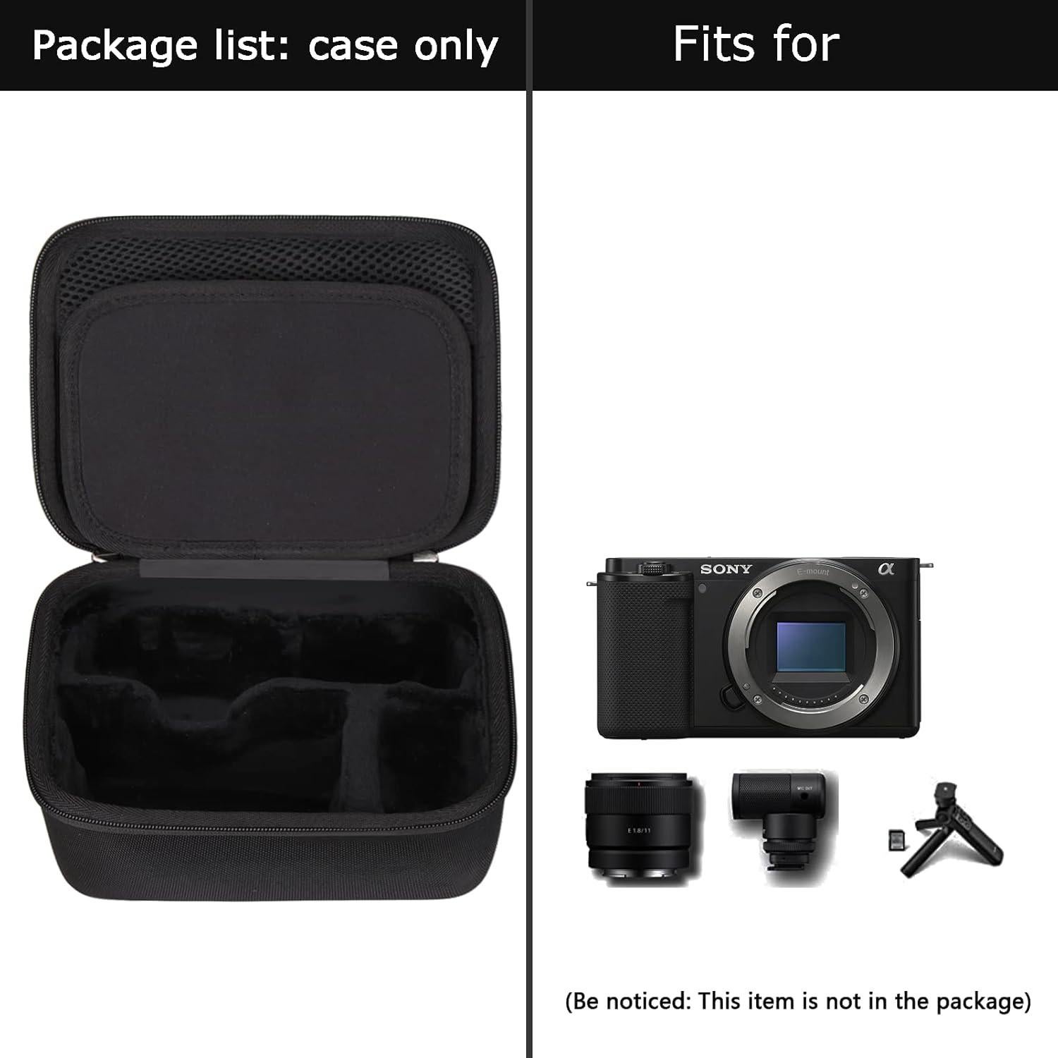 Funda de Almacenamiento Dura FBLFOBELI para Cámara Sony ZV E-10/ZV-1