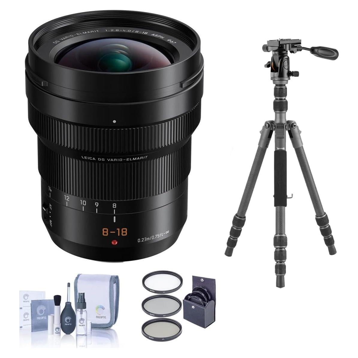 Lente Panasonic LUMIX G Leica DG 8-18mm f/2.8-4 Gran Angular