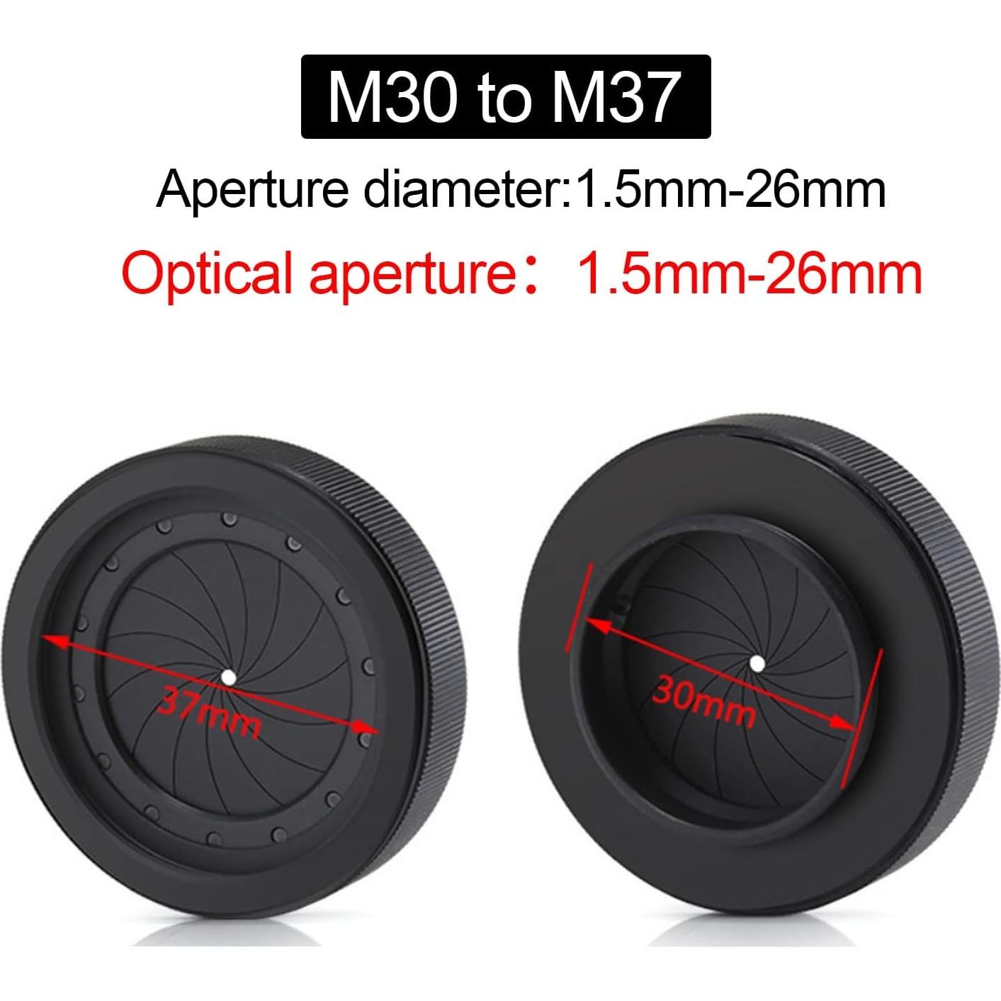 Kit de Filtro UV y Diafragma Ajustable VILTROX M30 a M37