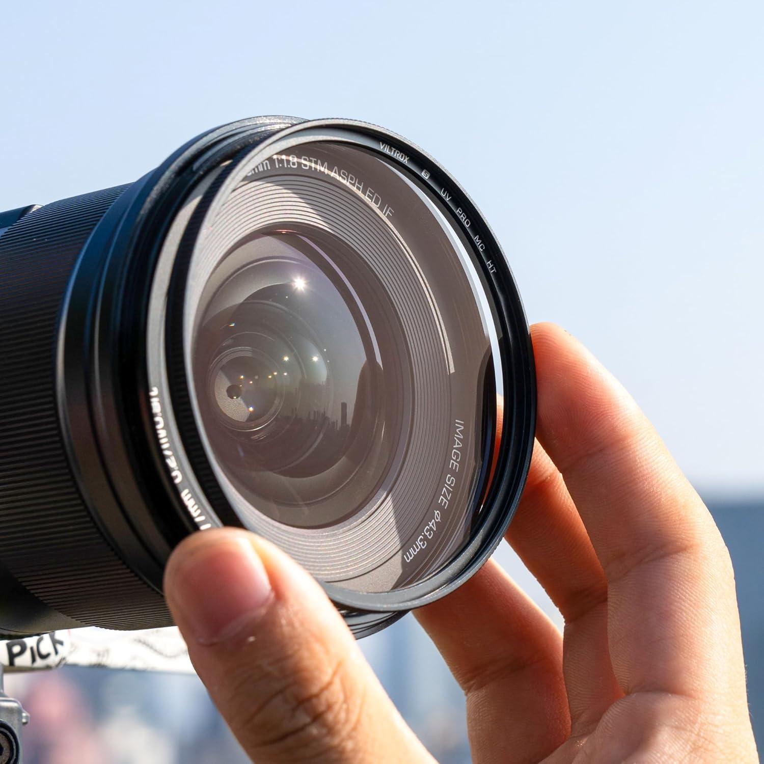 Paquete Lente Viltrox 27mm f/1.2 XF + Filtro UV 67mm para Fuji