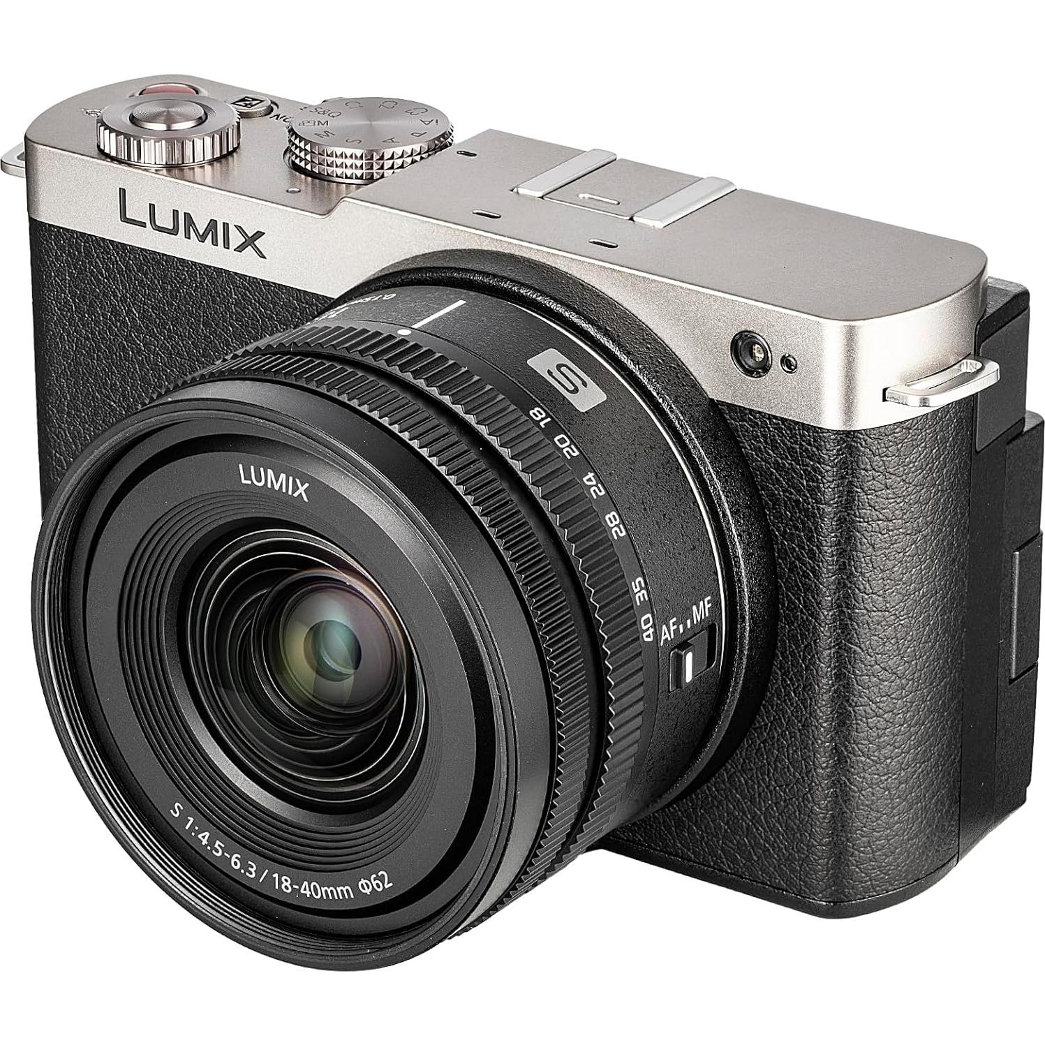 Cámara Sin Espejo Panasonic Lumix S9 24.2MP Lente 18-40mm Plata