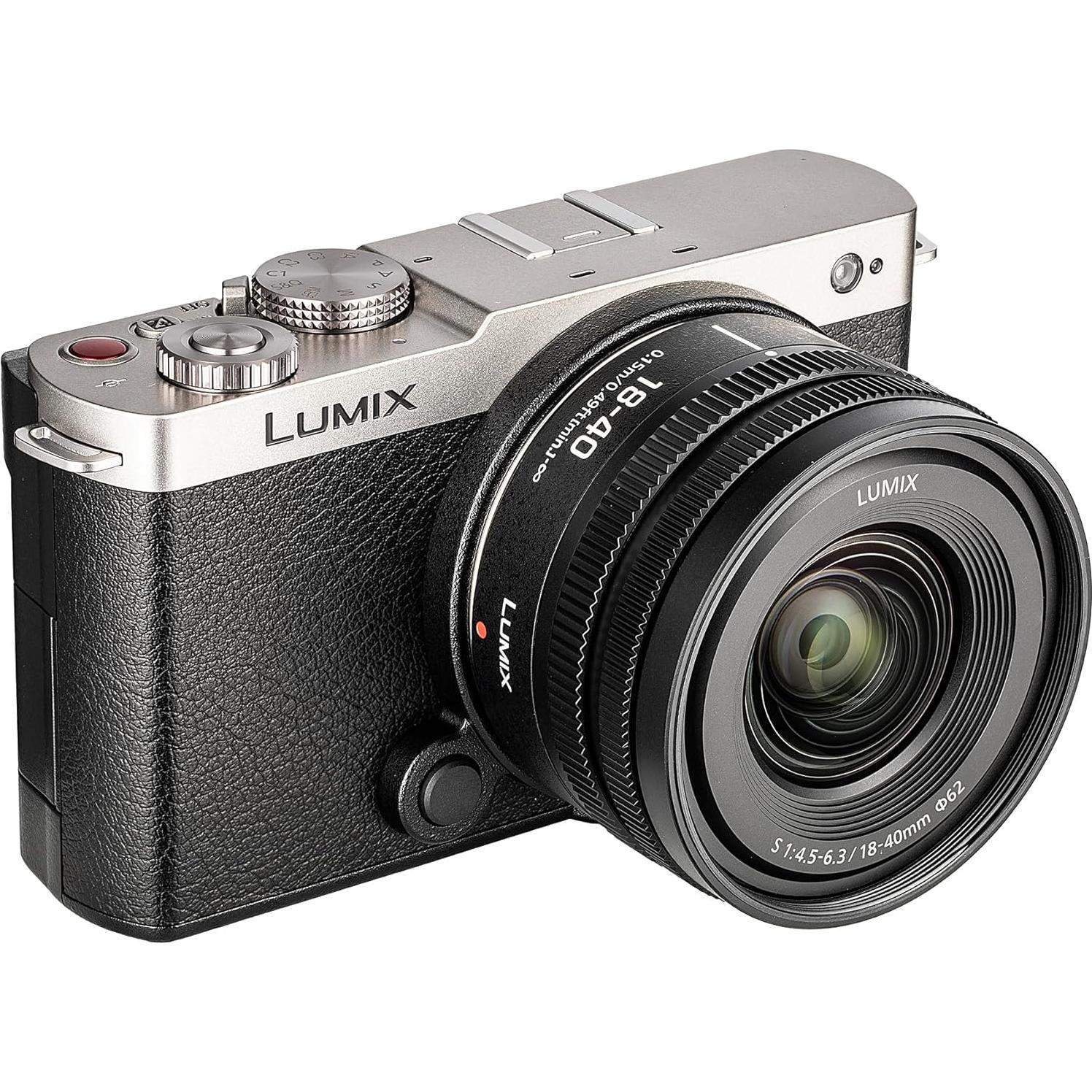 Cámara Sin Espejo Panasonic Lumix S9 24.2MP Lente 18-40mm Plata