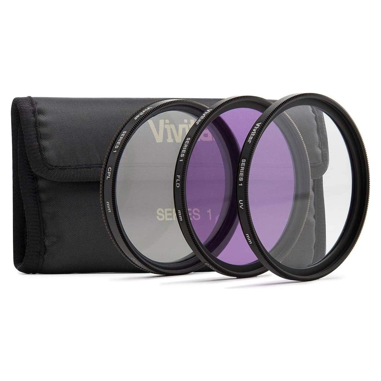 Kit de Filtros UV CPL FLD 3 Piezas 40.5mm Vivitar
