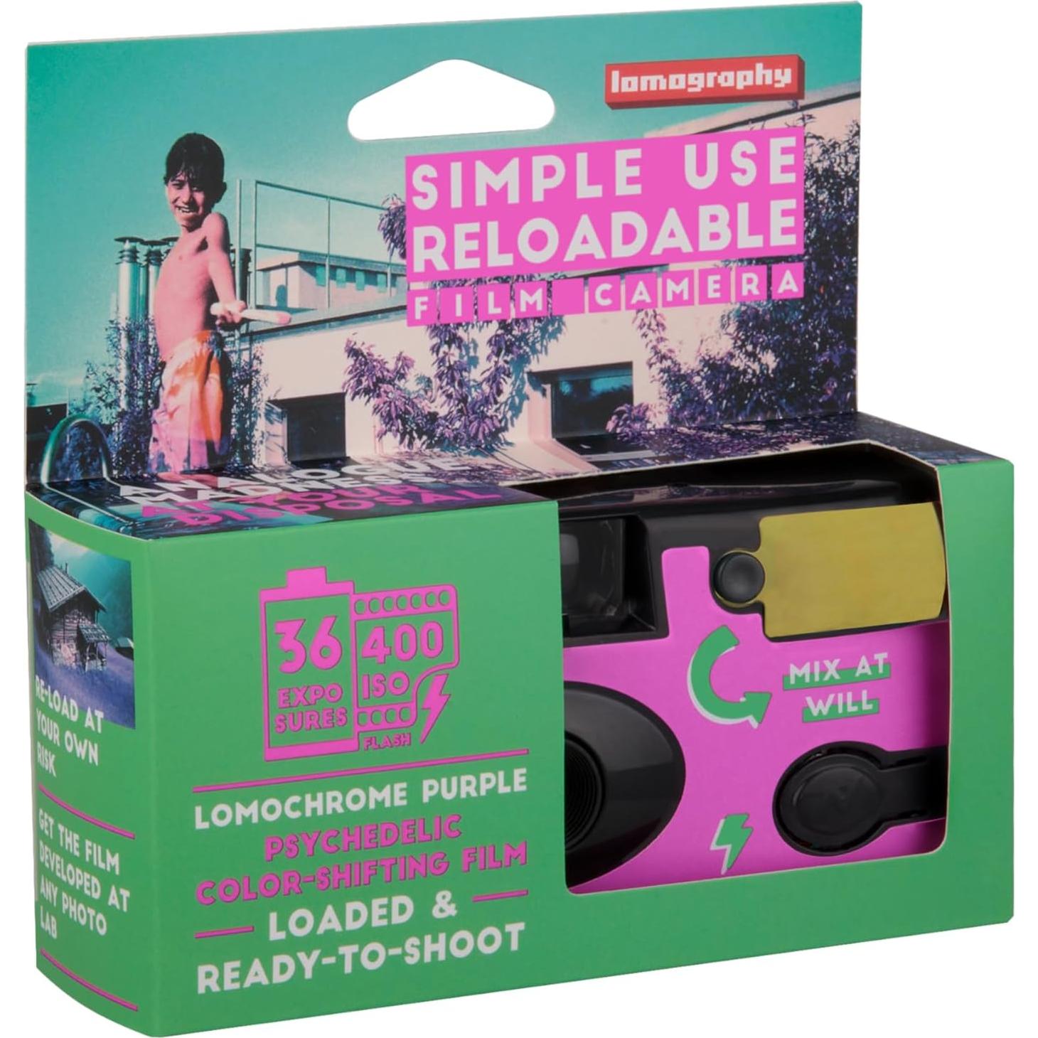 Cámara de película recargable Lomography Simple Use 35mm