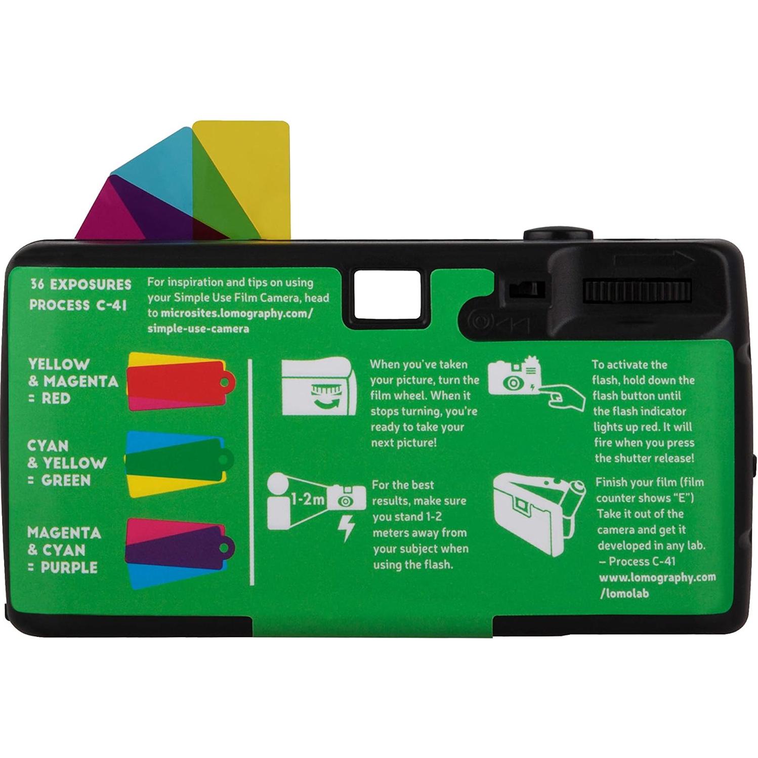 Cámara de película recargable Lomography Simple Use 35mm