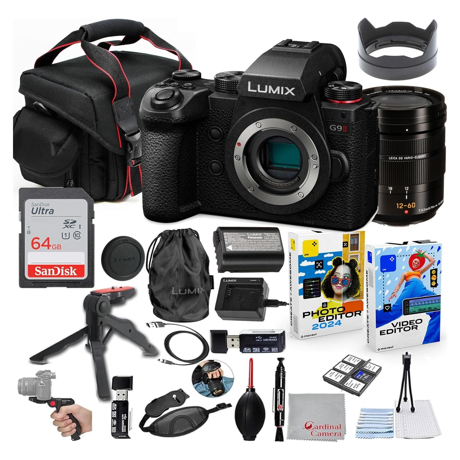 Cámara Sin Espejo Panasonic Lumix G9 II 12-60mm + Accesorios