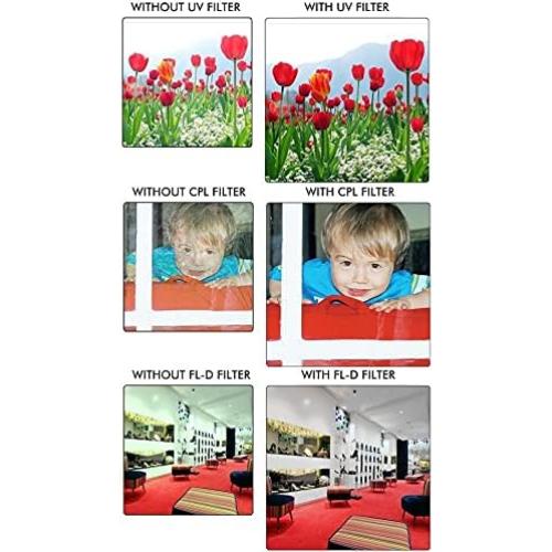 Kit de Filtros UV Pro Ser 3 Piezas para Cámaras Panasonic