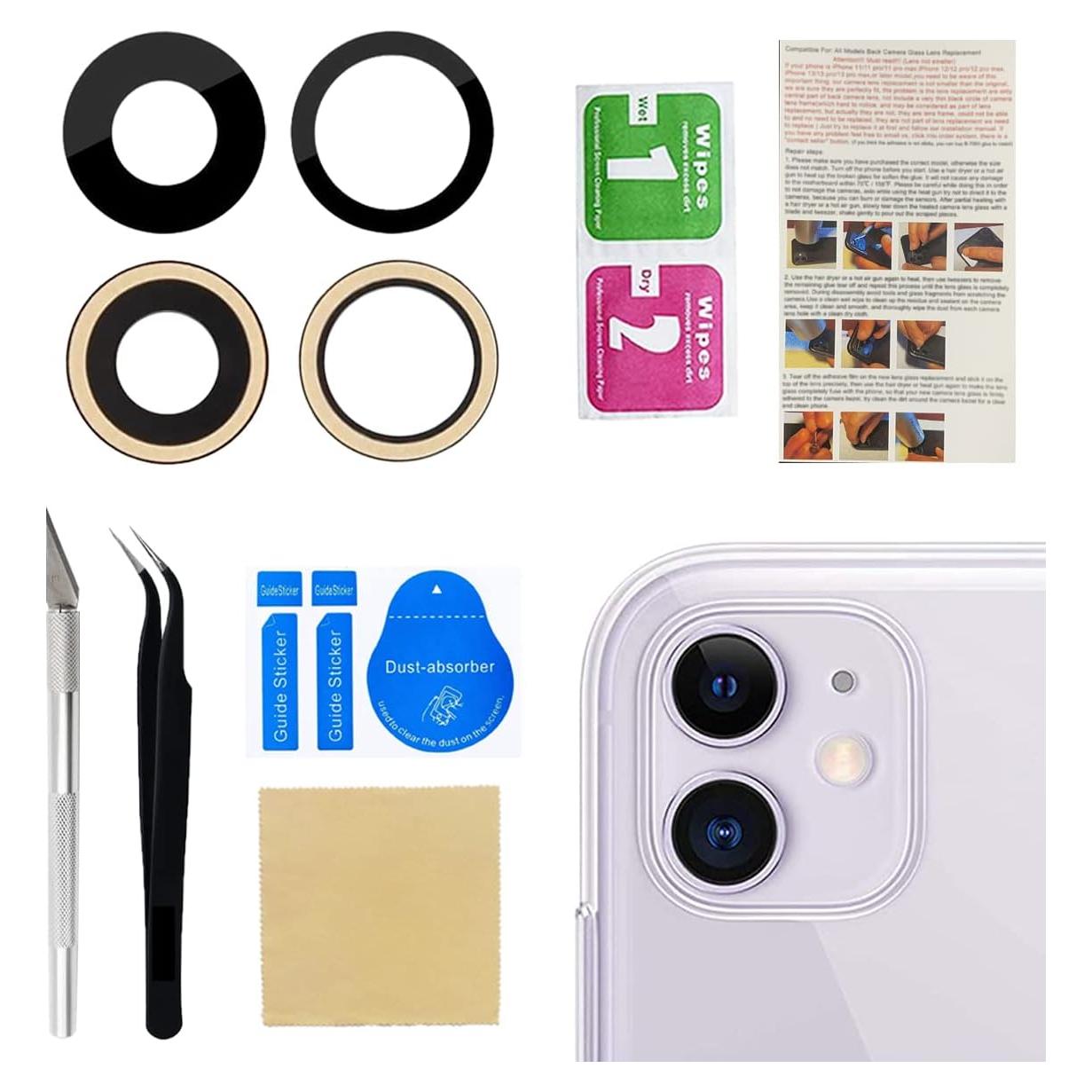 Reemplazo Lente de Cristal Cámara Trasera OEM iPhone 11