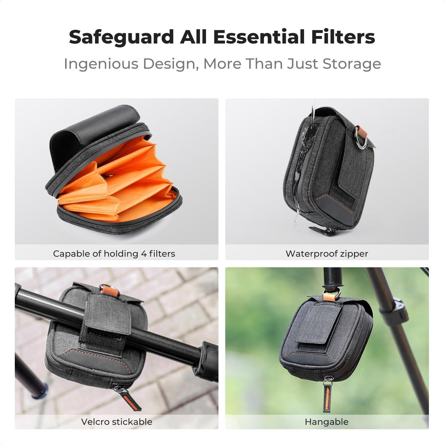 K&F Concept 67mm Magnetic ND Lens Filters Kit (5 Pack) GND8+ND8+ND64+ND1000+ Magnetic Basic Ring 28 Multi-Layer Coated Optical Glass Filters Set for Camera Lens (Nano-X Series)