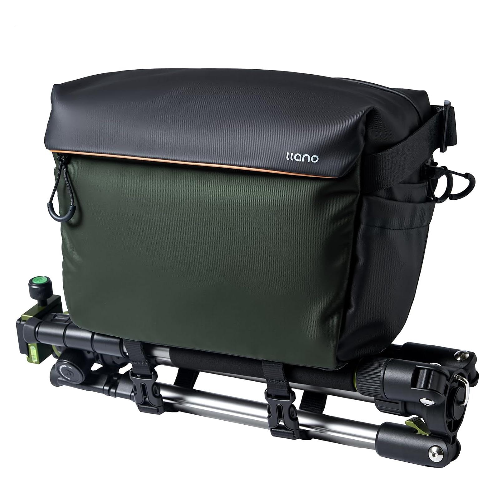 Bolsa de Mensajero Llano SHENZHEN Verde para Cámara DSLR