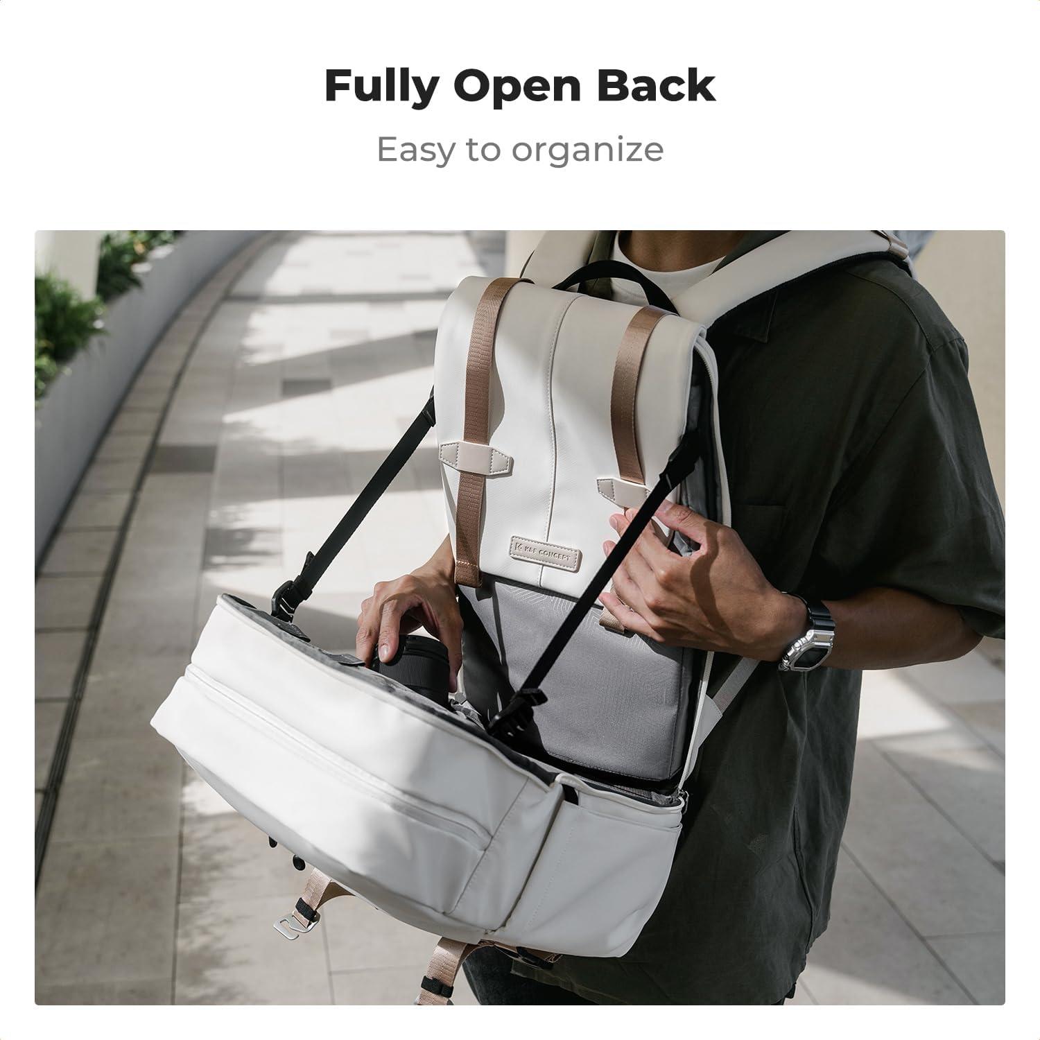 Mochila para cámara K&F Concept 20L con compartimento para laptop