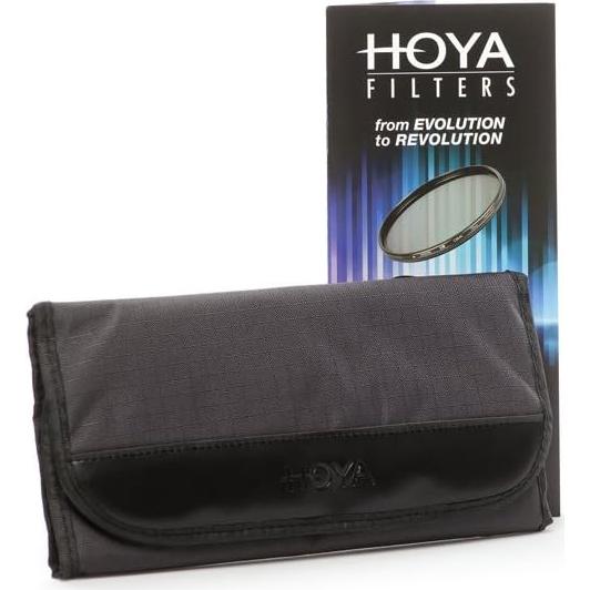 Kit de Filtros Hoya 62mm UV Circular Polarizador ND8 con Funda