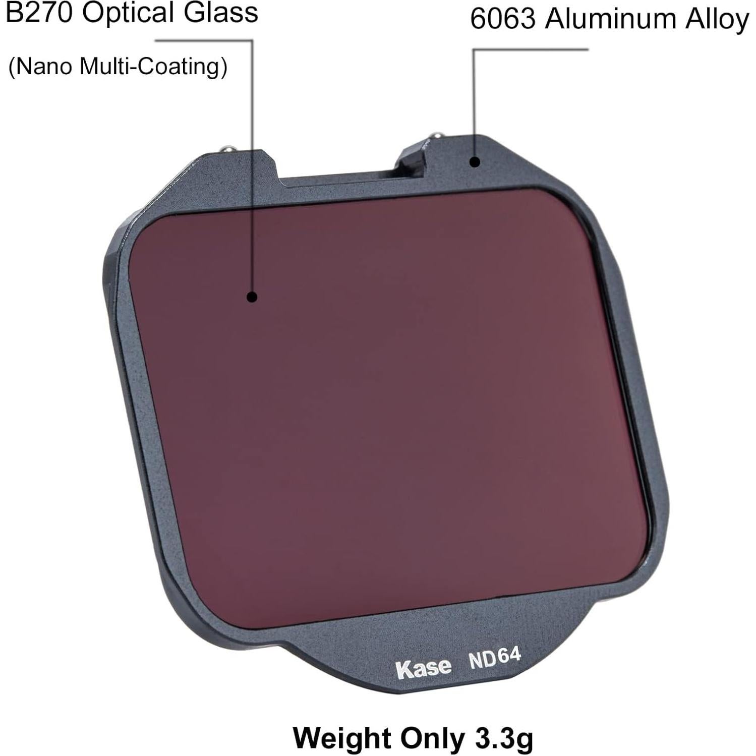 Kase Filtro ND Clip-in 3 en 1 para Cámara Sony E-Mount