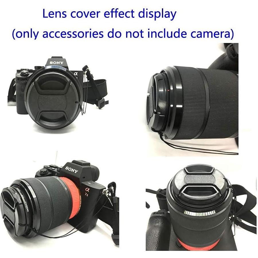 Paquete de 2 tapas de lente 40.5mm para Sony y Nikon