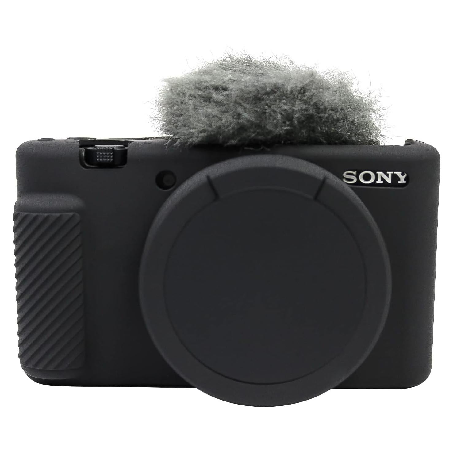 Funda de cámara Easy Hood para Sony ZV-1, silicona negra