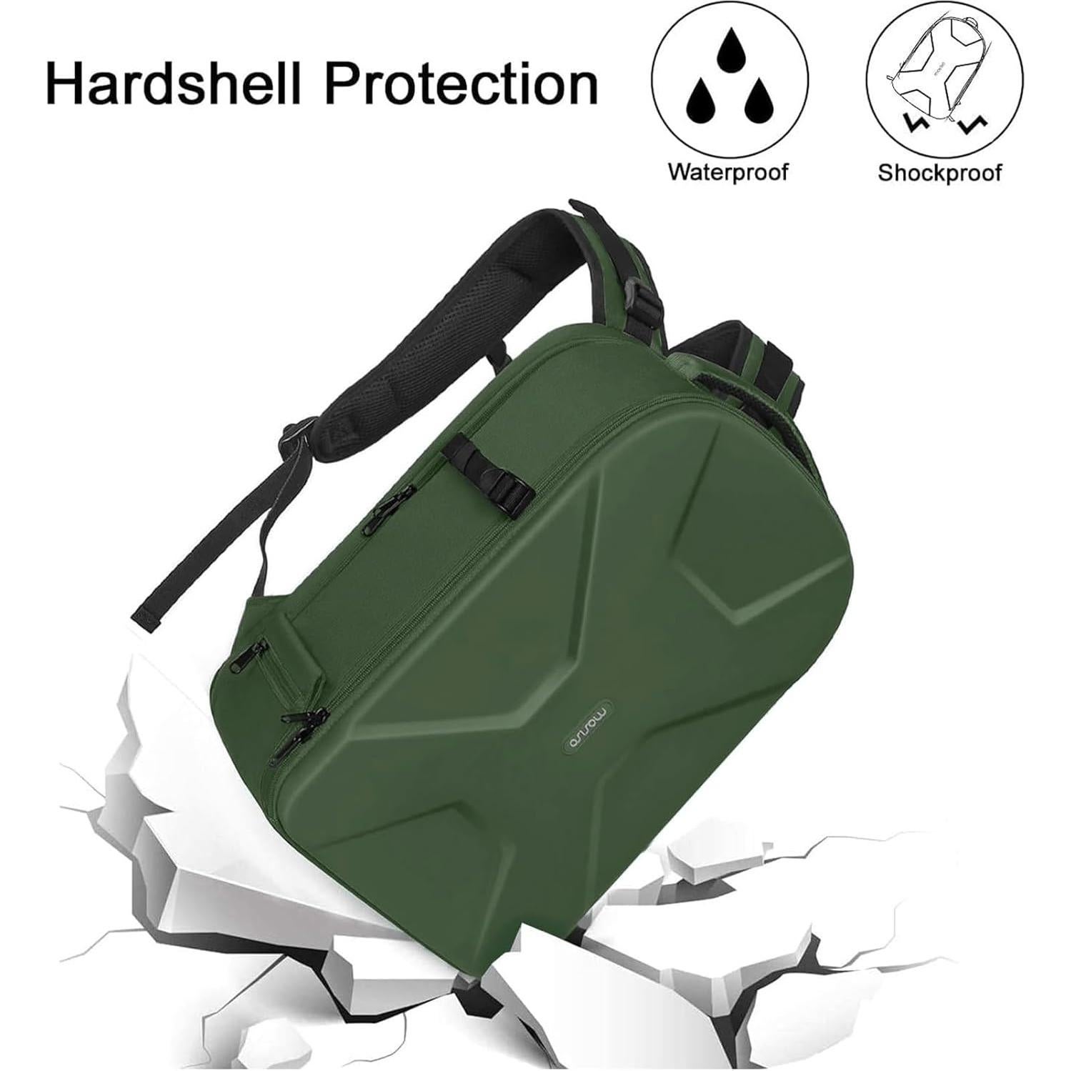 Mochila para cámara MOSISO impermeable con soporte para trípode