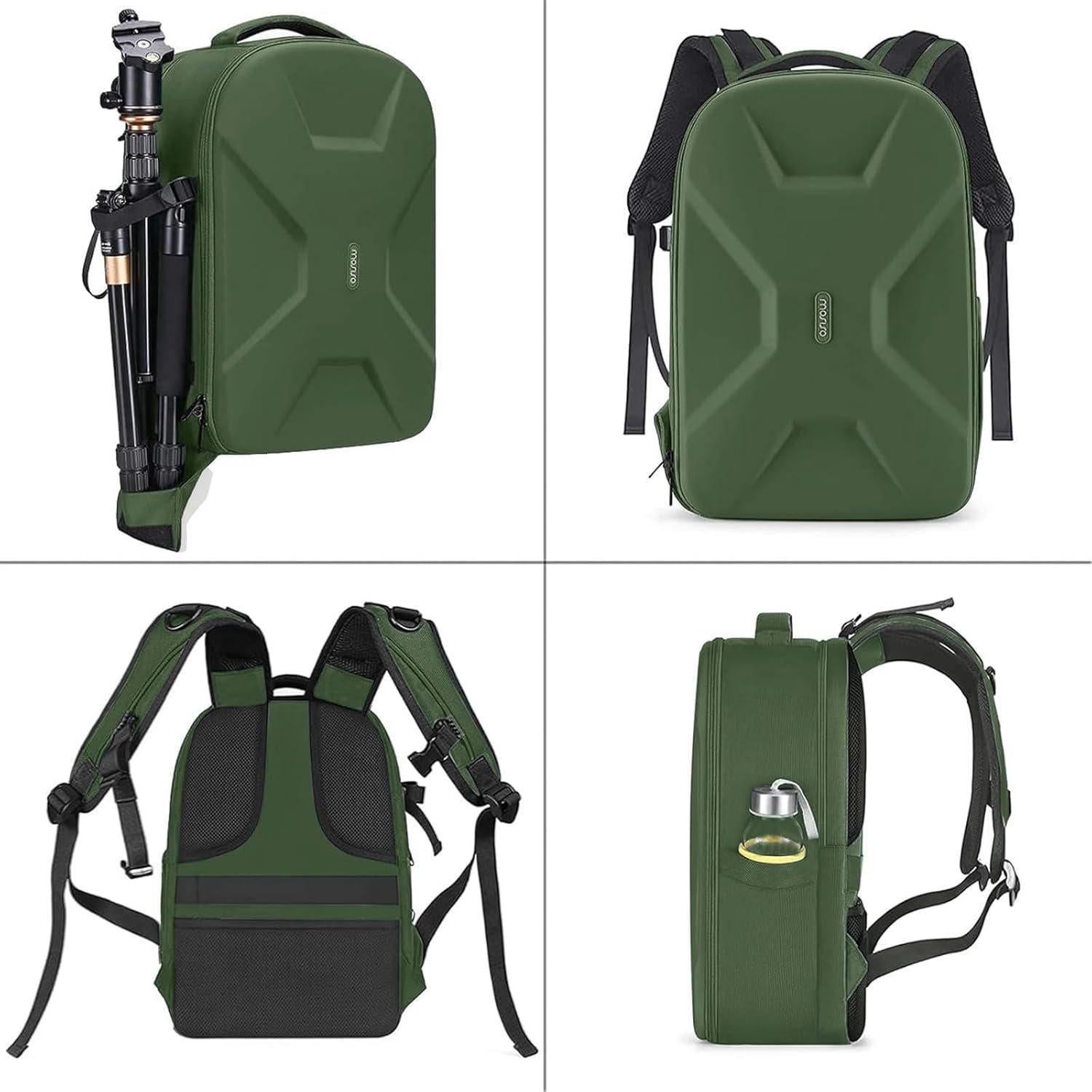 Mochila para cámara MOSISO impermeable con soporte para trípode
