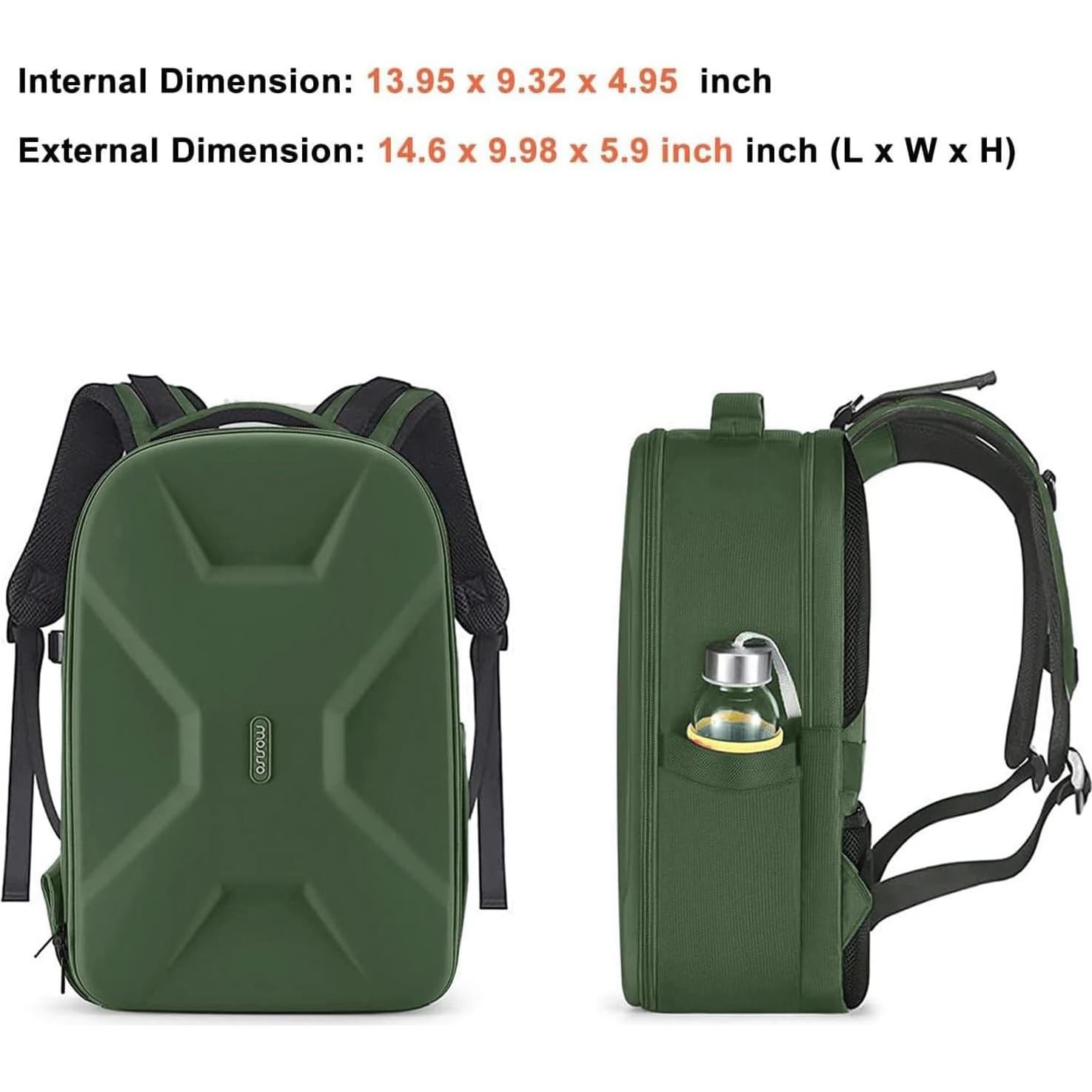 Mochila para cámara MOSISO impermeable con soporte para trípode