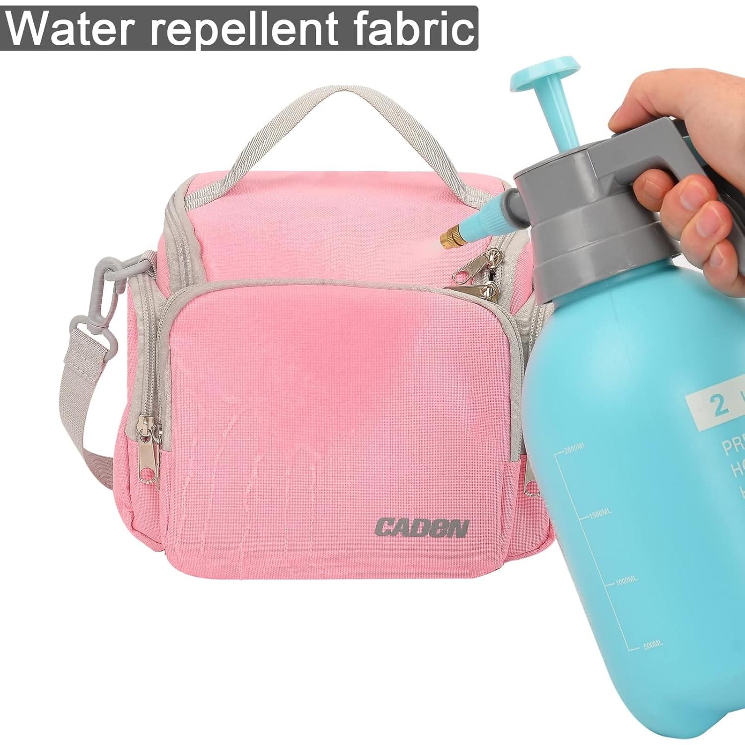 Bolsa de Hombro Compacta CADeN para Cámara SLR/DSLR Rosa