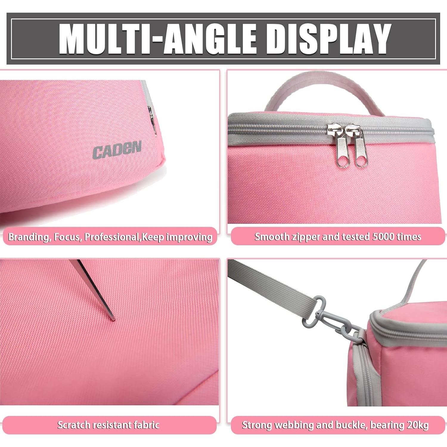 Bolsa de Hombro Compacta CADeN para Cámara SLR/DSLR Rosa