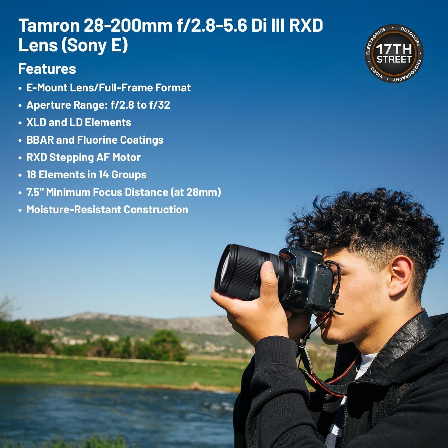 Lente Tamron 28-200mm f/2.8-5.6 Di III RXD para Sony E