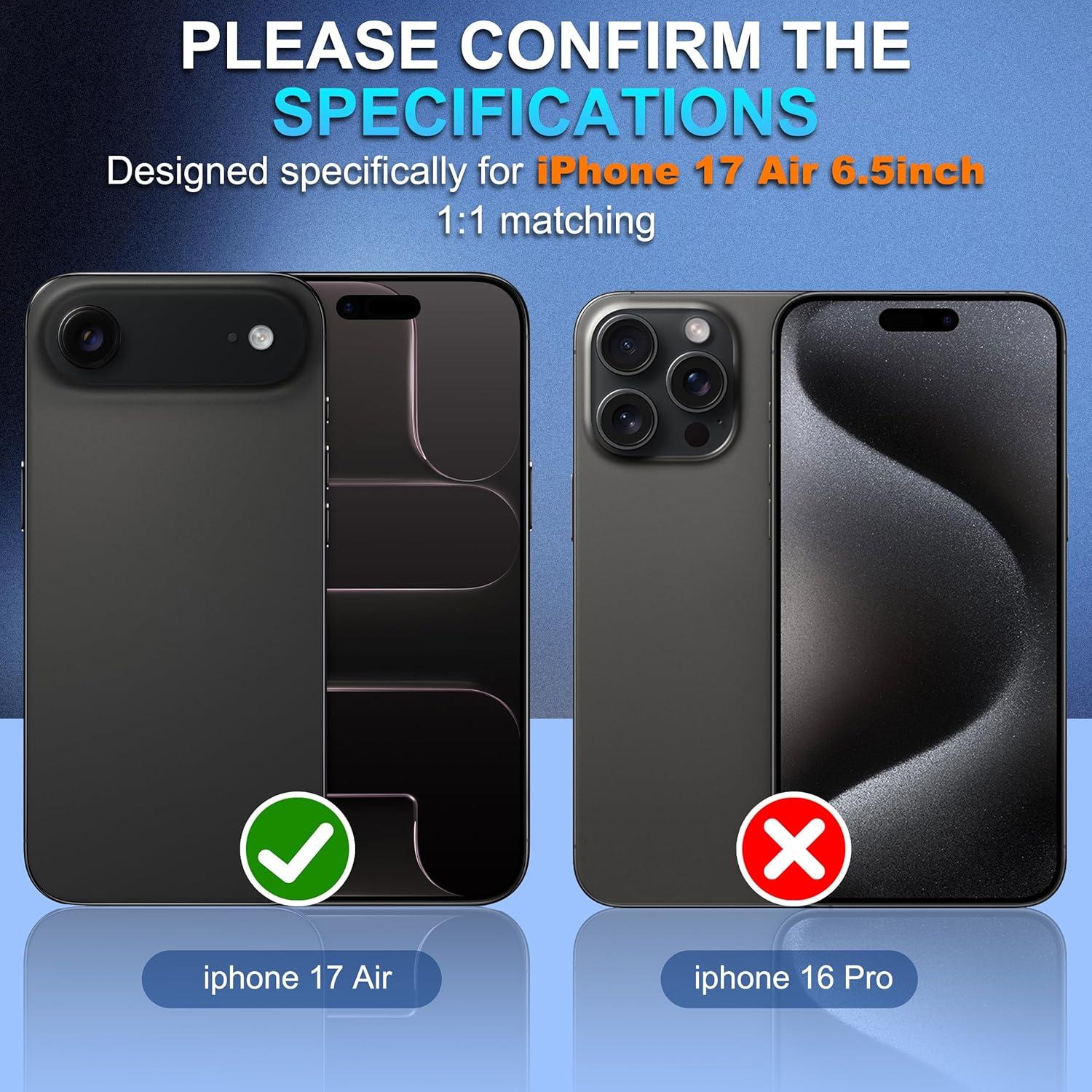 Protector de Lente de Cámara Suoman para iPhone 17 Air - Vidrio Templado