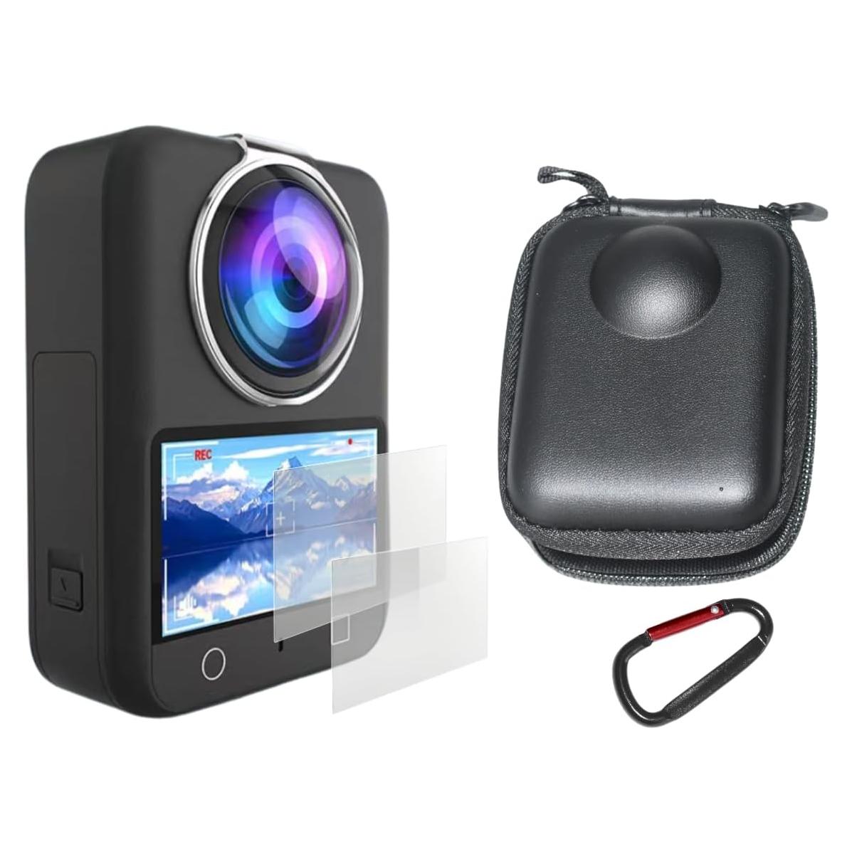 Kit de Protección Fotoleey para Cámara DJI Osmo 360 - Estuche Duro, Protector de Lente y Pantalla