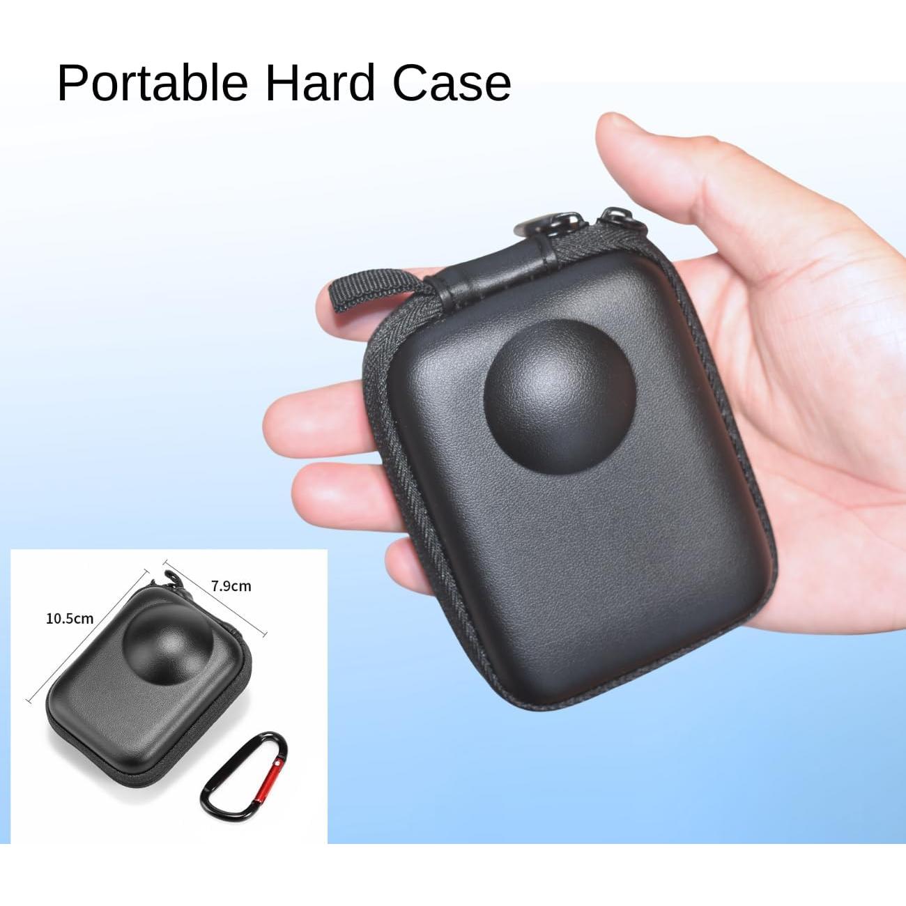 Kit de Protección Fotoleey para Cámara DJI Osmo 360 - Estuche Duro, Protector de Lente y Pantalla