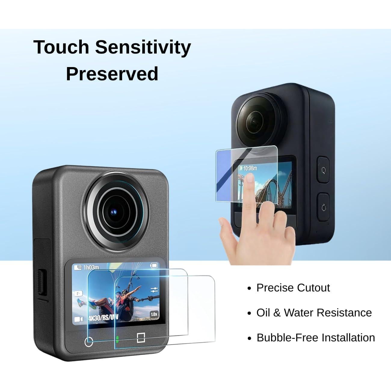 Kit de Protección Fotoleey para Cámara DJI Osmo 360 - Estuche Duro, Protector de Lente y Pantalla