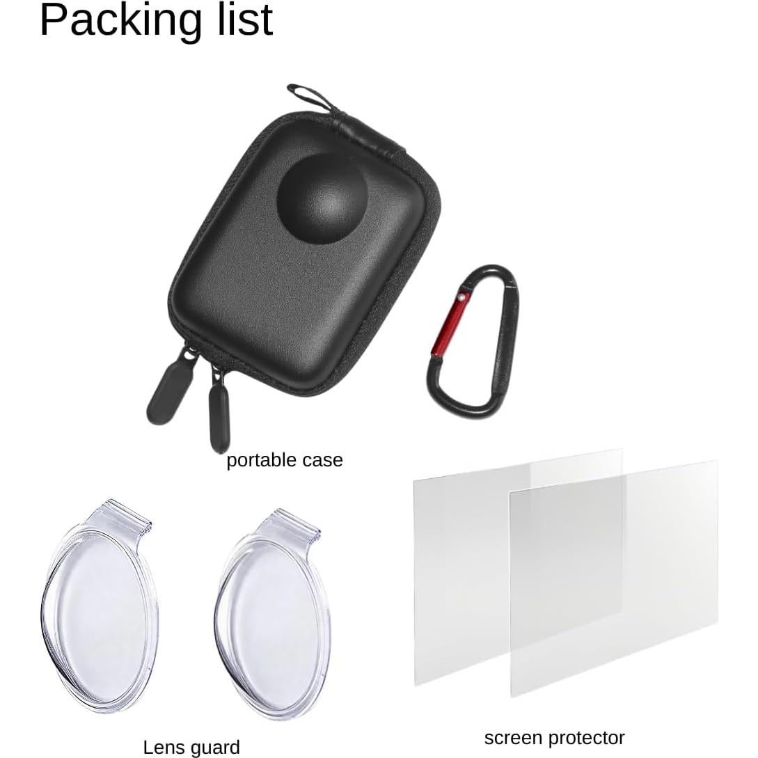 Kit de Protección Fotoleey para Cámara DJI Osmo 360 - Estuche Duro, Protector de Lente y Pantalla