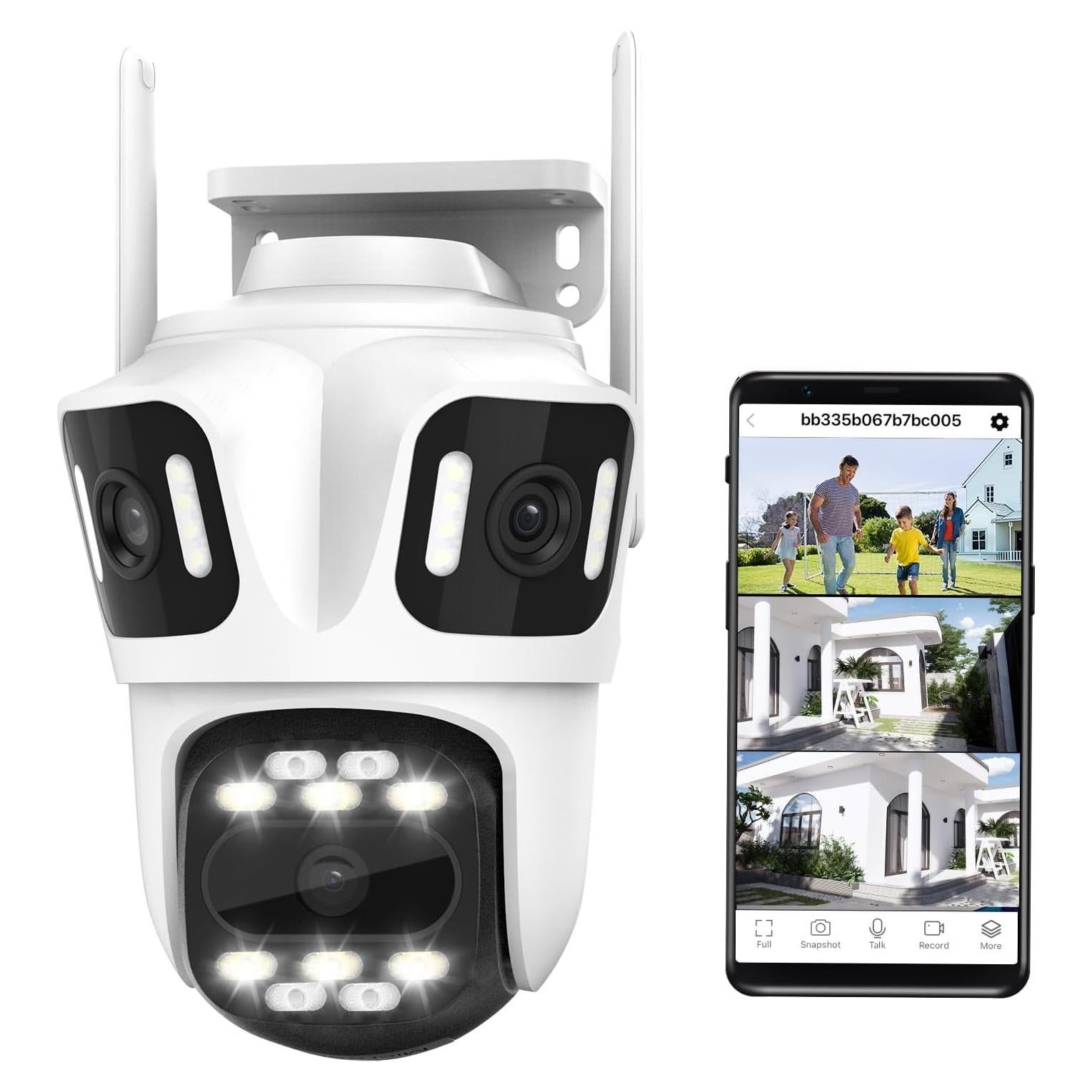 Cámara de Seguridad Inalámbrica INSEETECH 9MP 360° Exterior