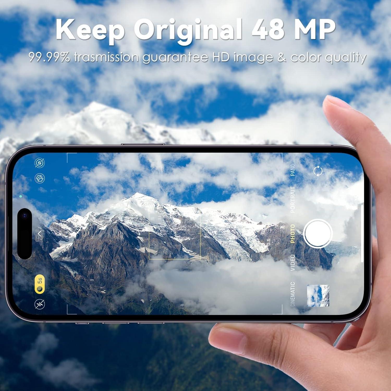 Protector de Lente de Cámara CloudValley para iPhone 14 Pro/Pro Max