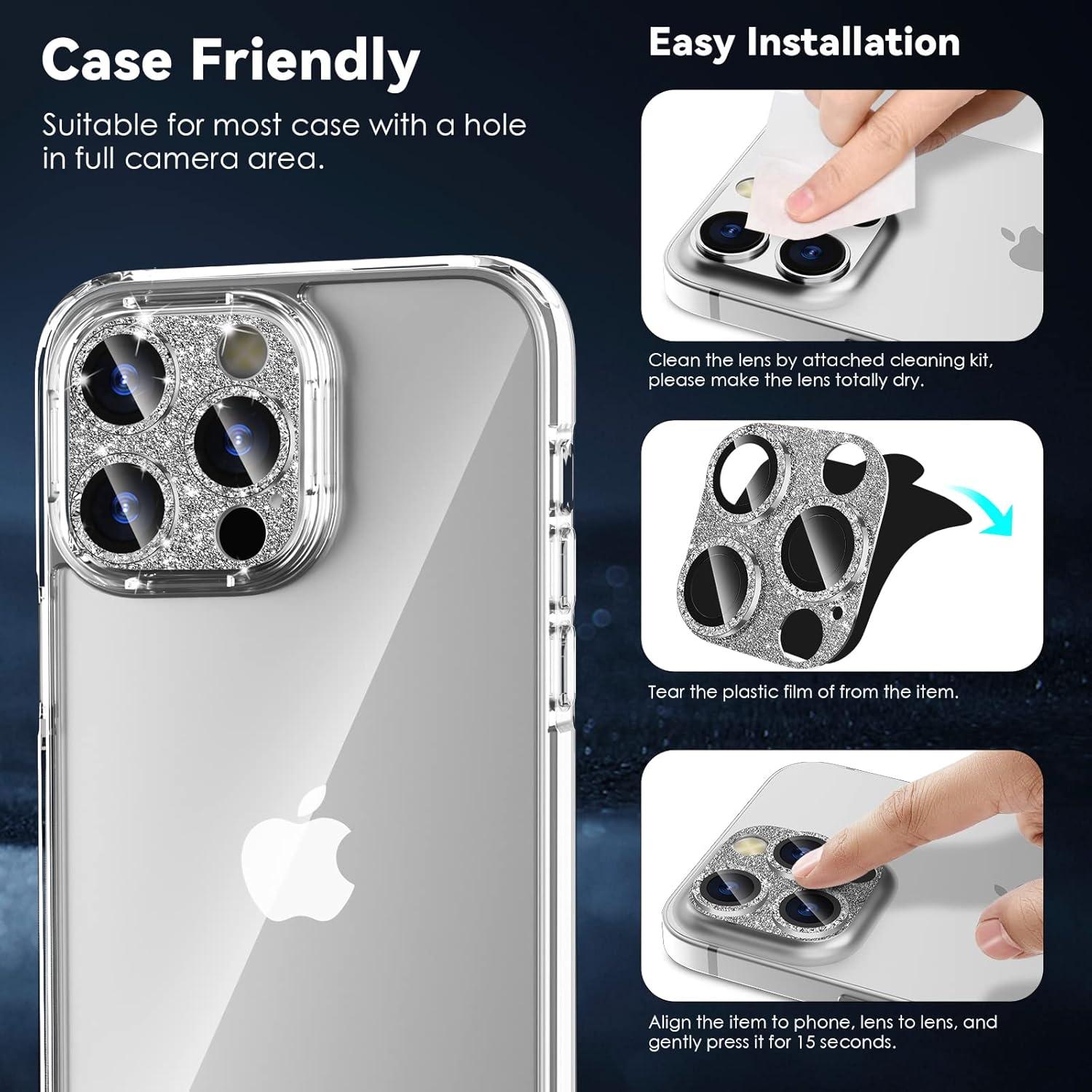 Protector de Lente de Cámara CloudValley para iPhone 14 Pro/Pro Max