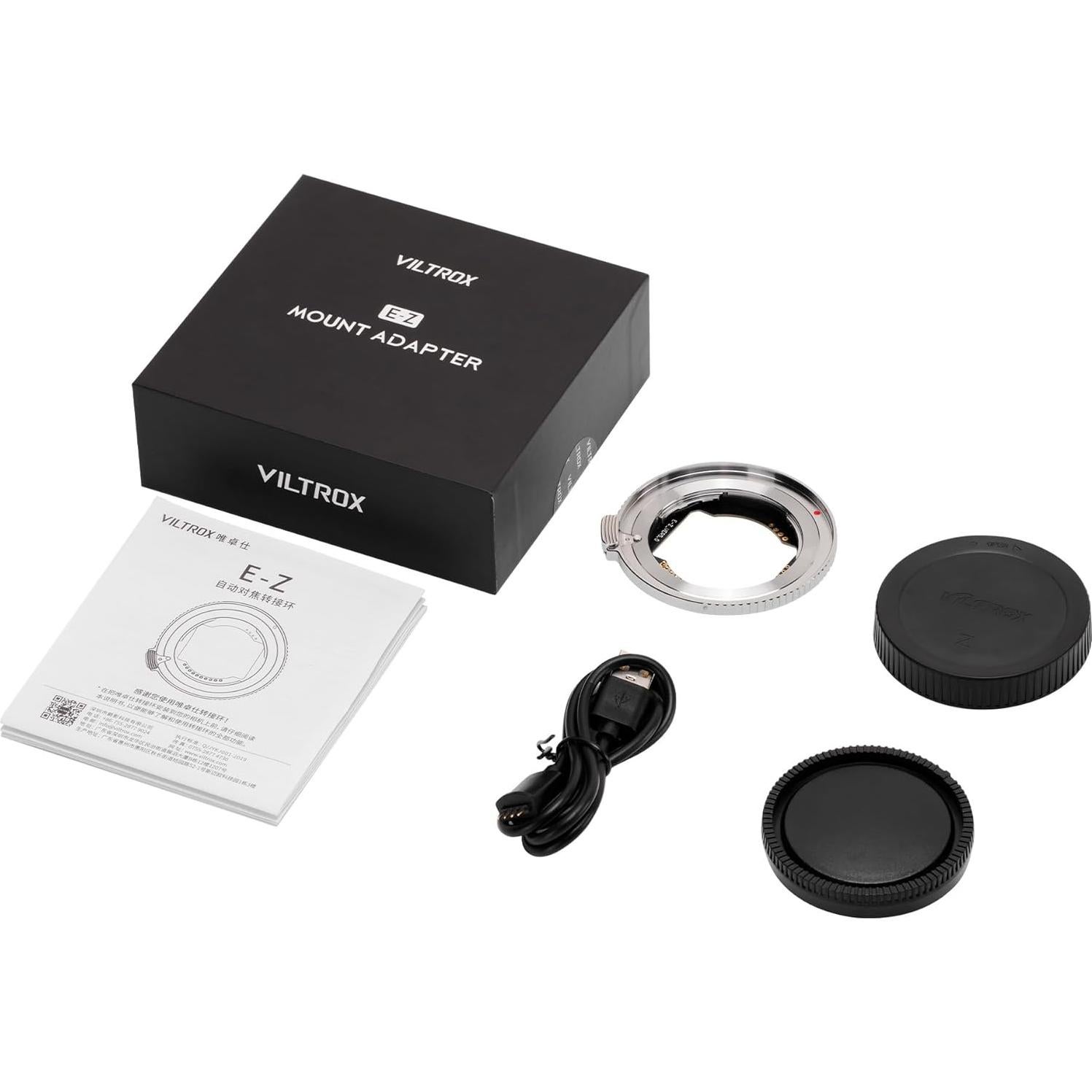 Adaptador de Montura VILTROX E-Z para Lentes Sony E a Nikon Z