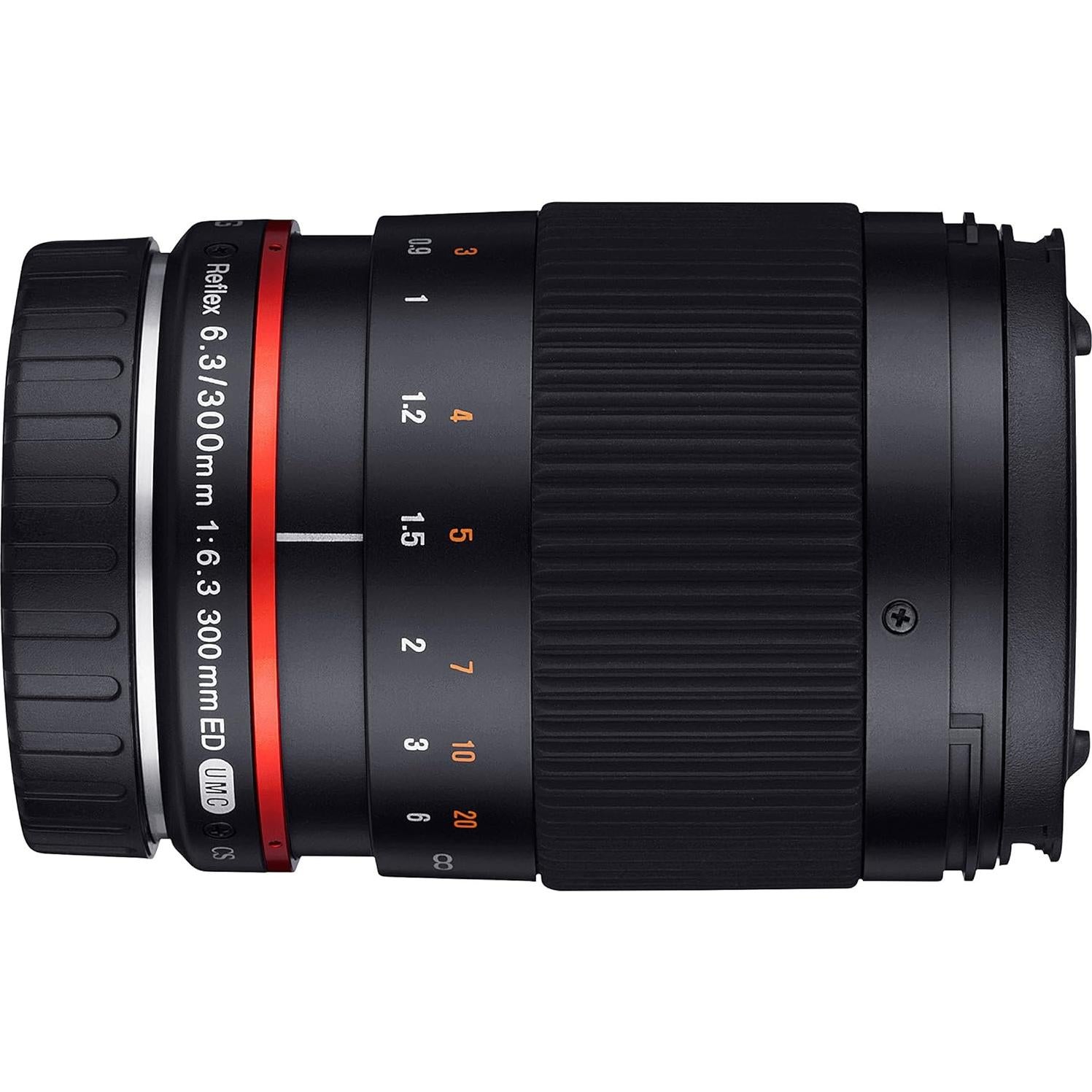 Lente Telefoto Samyang 300mm F6.3 para Nikon - Enfoque Manual