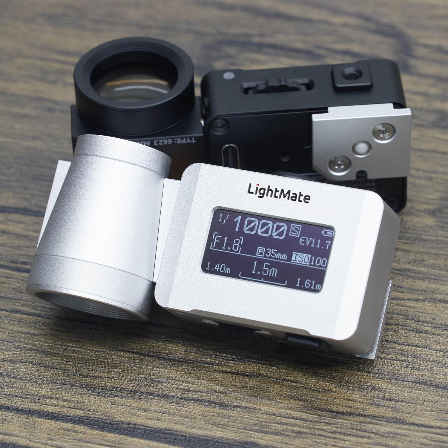 Medidor de Luz LightMate Area 2S con Visor OV-X1 17° Plata